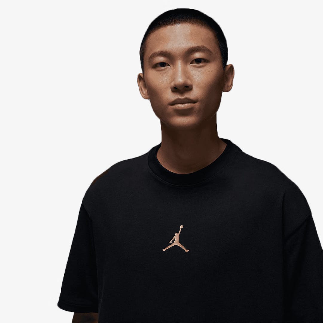 Jordan AS M J OVRSZ SS CREW GCEL { BLACK