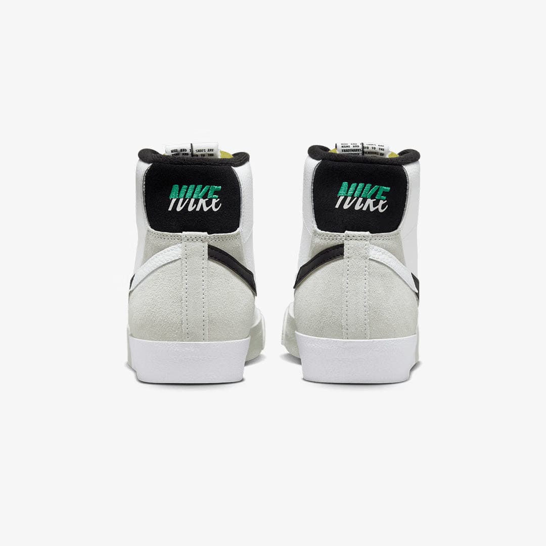 Nike BLAZER MID '77 PREMIUM { SUMMIT WHITE/BLACK-LIGHT SILVER