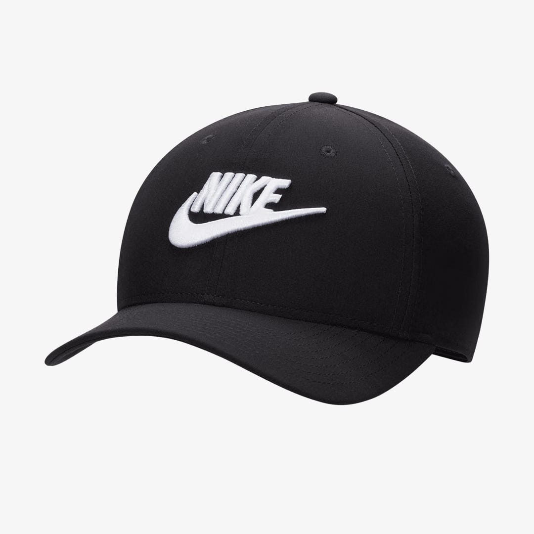 Nike STRUCTURED SWOOSHFLEX FUTURA CAP { BLACK/ANTHRACITE/WHITE
