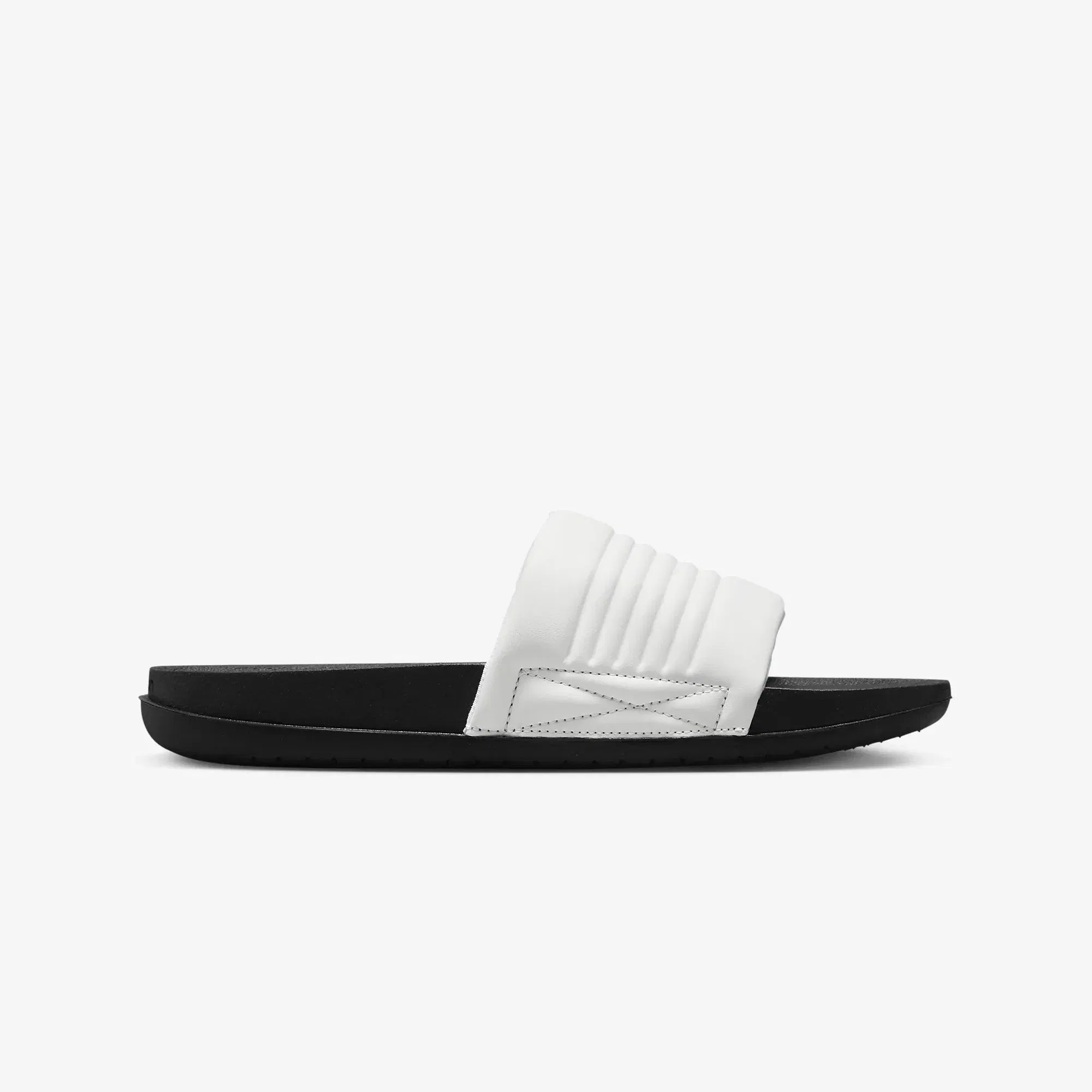 Nike OFFCOURT ADJUST { SUMMIT WHITE/SUMMIT WHITE-BLACK