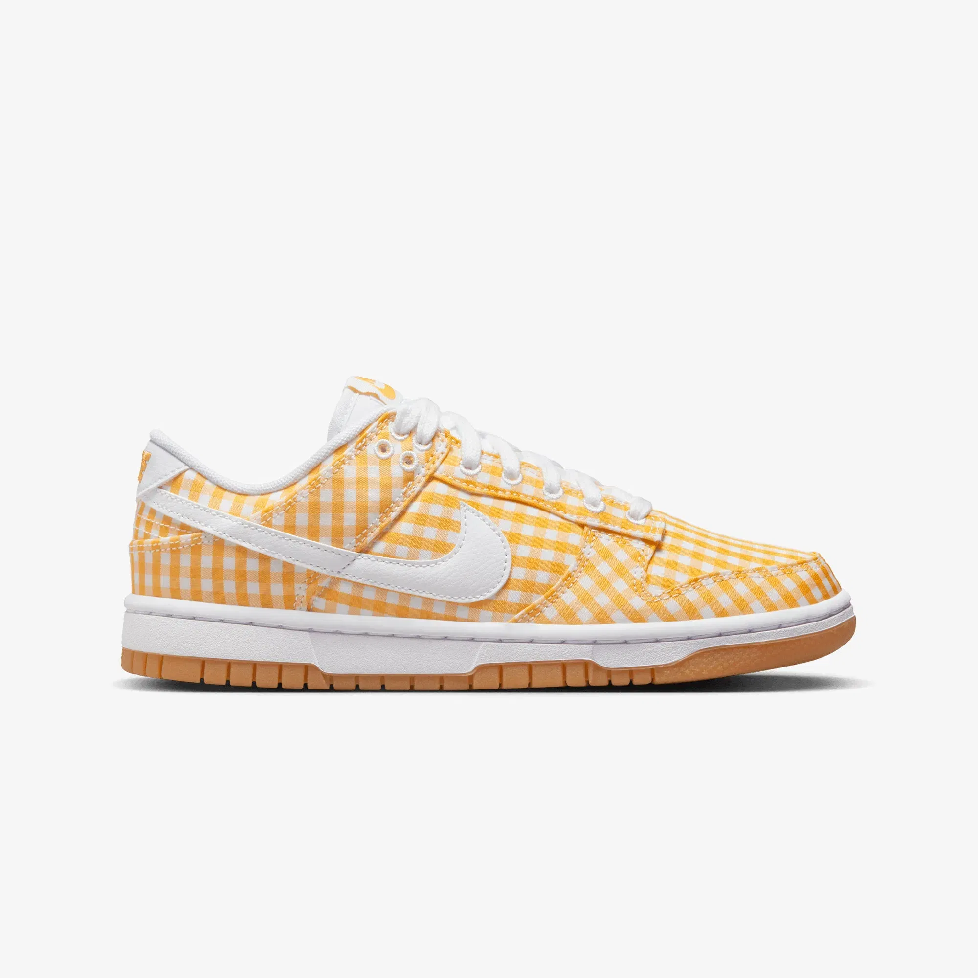 Nike DUNK LOW { VIVID SULFUR/WHITE-GUM LIGHT BROWN
