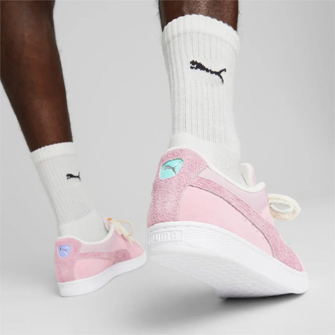 Puma 8ENJAMIN SUEDE { PINK/WHITE