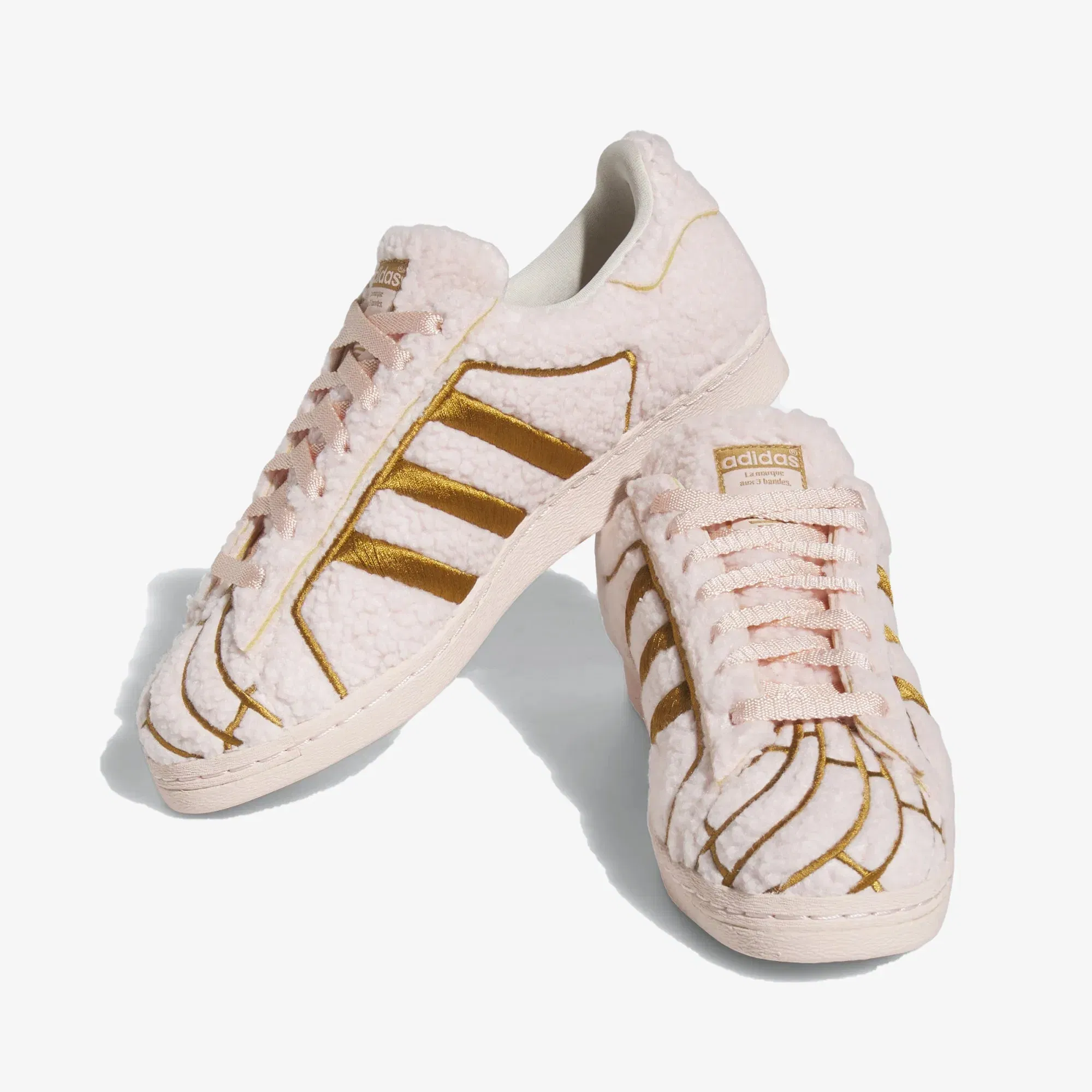 Adidas Originals TENIS SUPERSTAR CONCHAS { ICEY PINK/MESA/CREAM WHITE