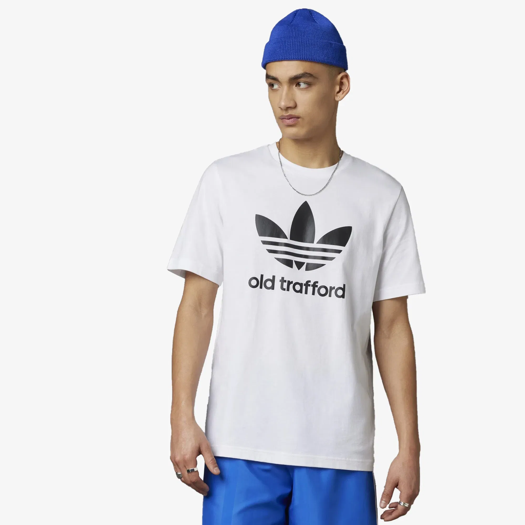 Adidas Originals MANCHESTER UNITED OG TREFOIL T-Shirt { WHITE