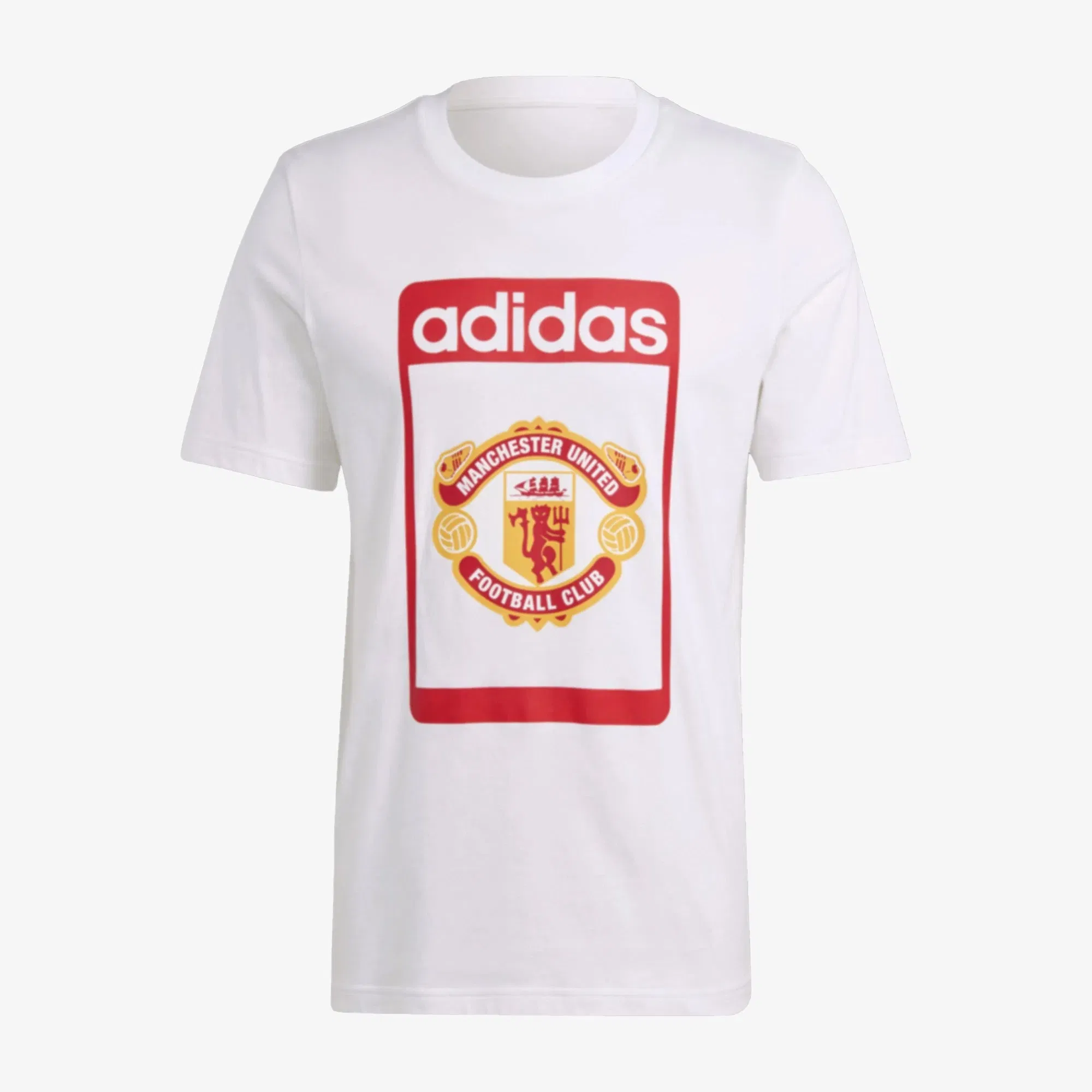 Adidas Originals MANCHESTER UNITED OG GRAPHIC T-Shirt { WHITE/RED