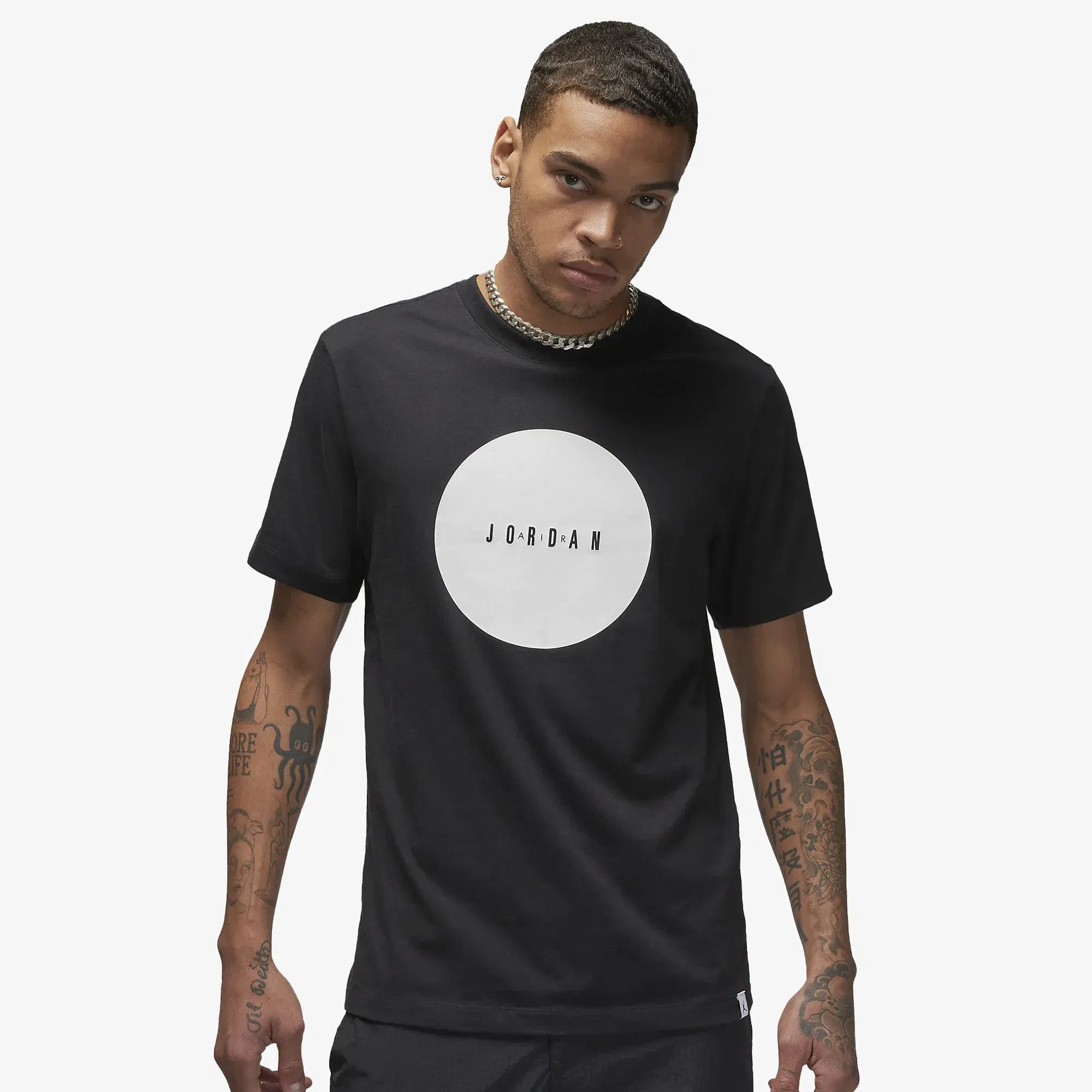 Jordan AIR JORDAN T-SHIRT { BLACK/WHITE