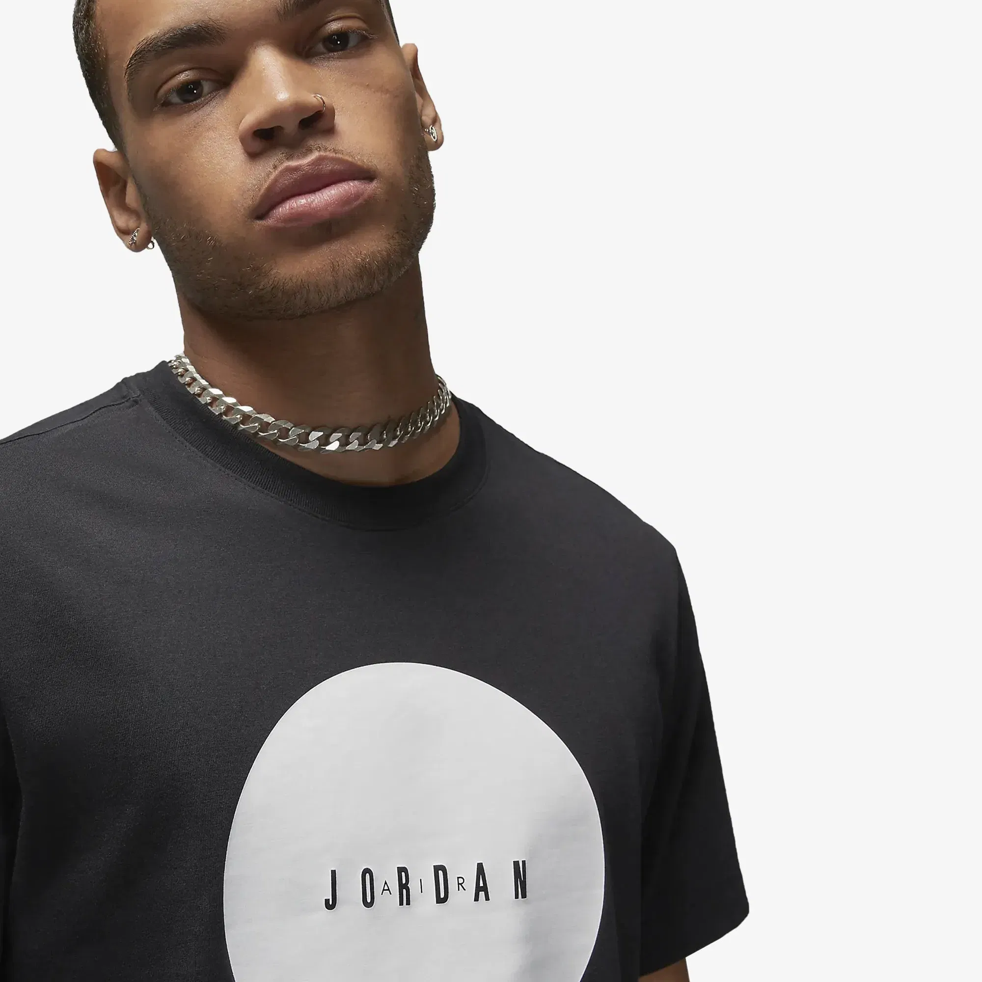 Jordan AIR JORDAN T-SHIRT { BLACK/WHITE