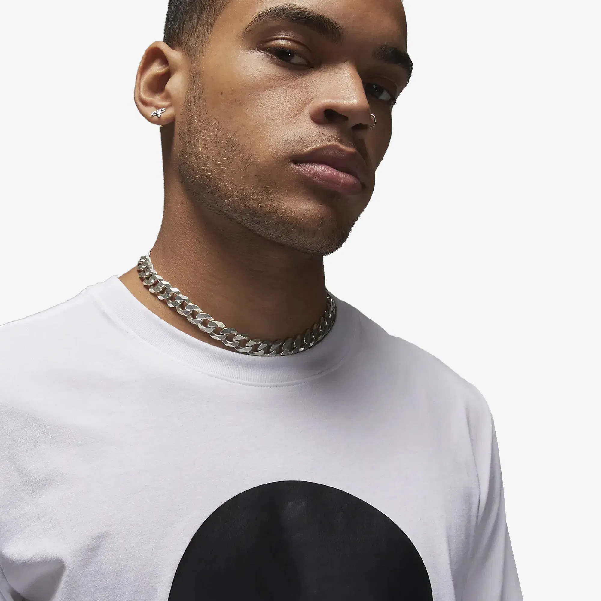Jordan AIR JORDAN T-SHIRT { WHITE/BLACK