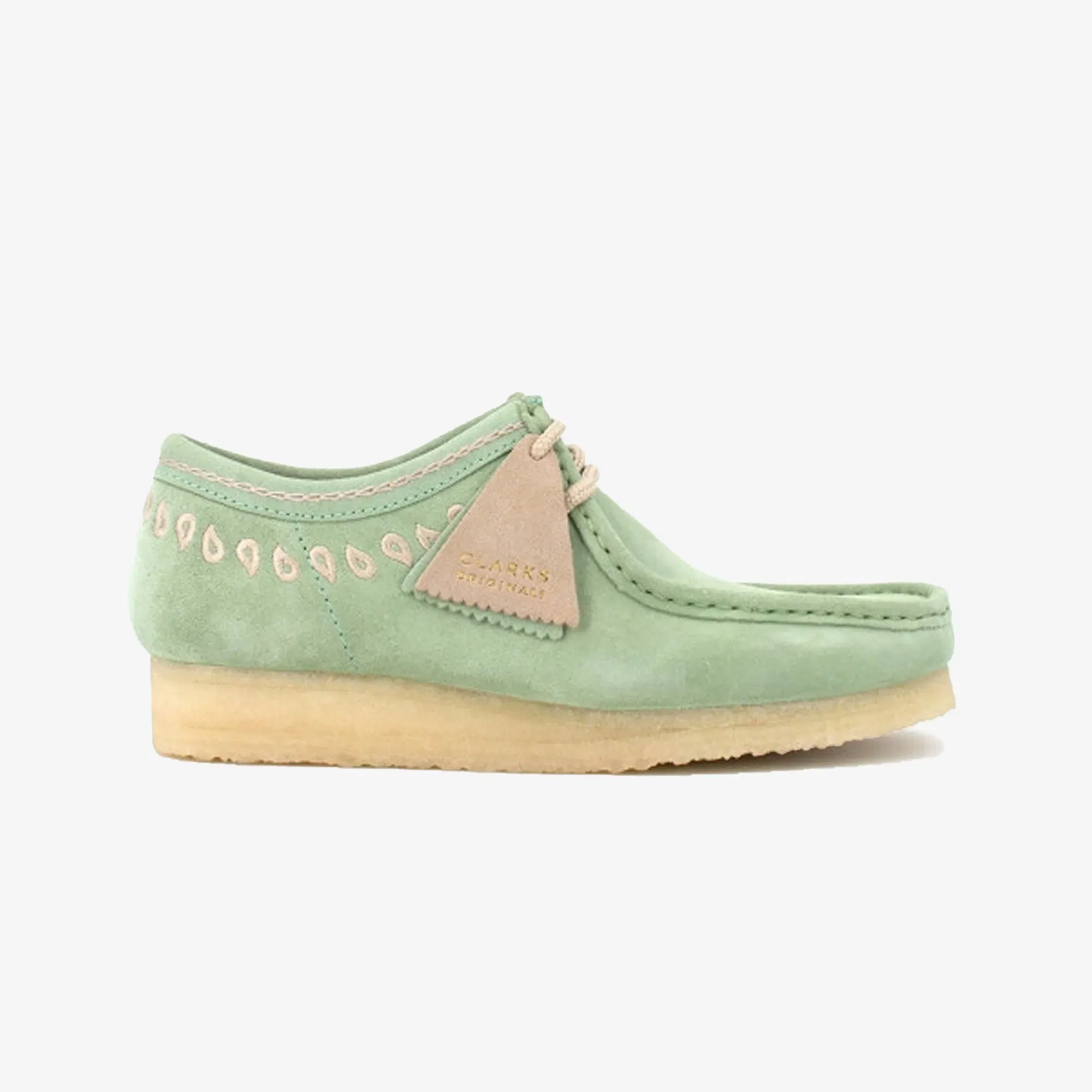Clarks Originals WALLABEE { GREEN