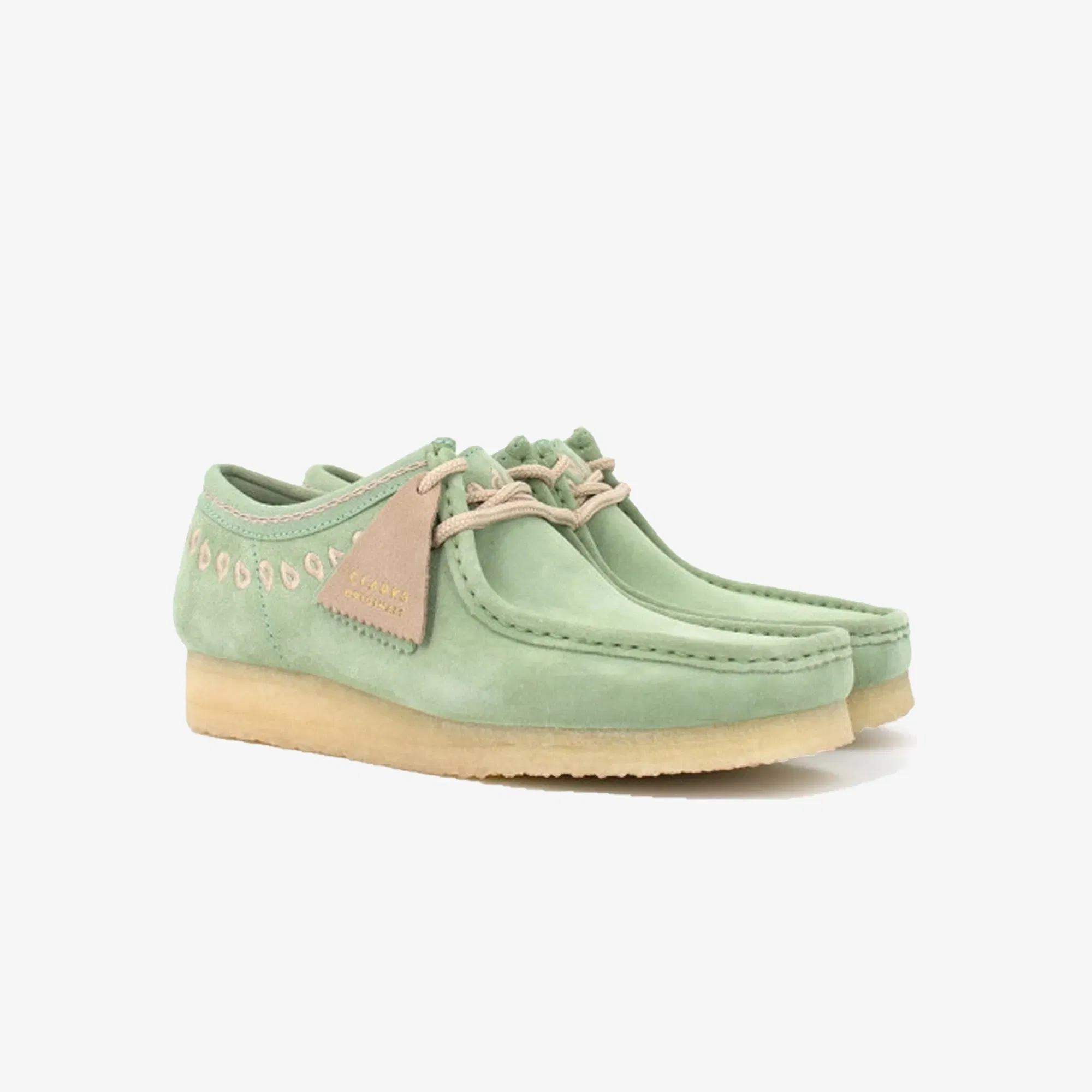 Clarks Originals WALLABEE { GREEN