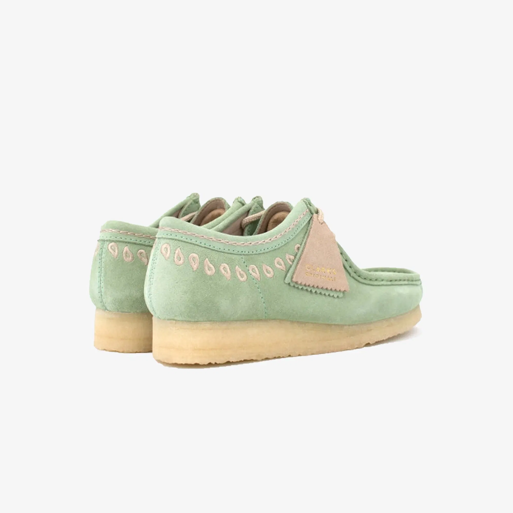 Clarks Originals WALLABEE { GREEN