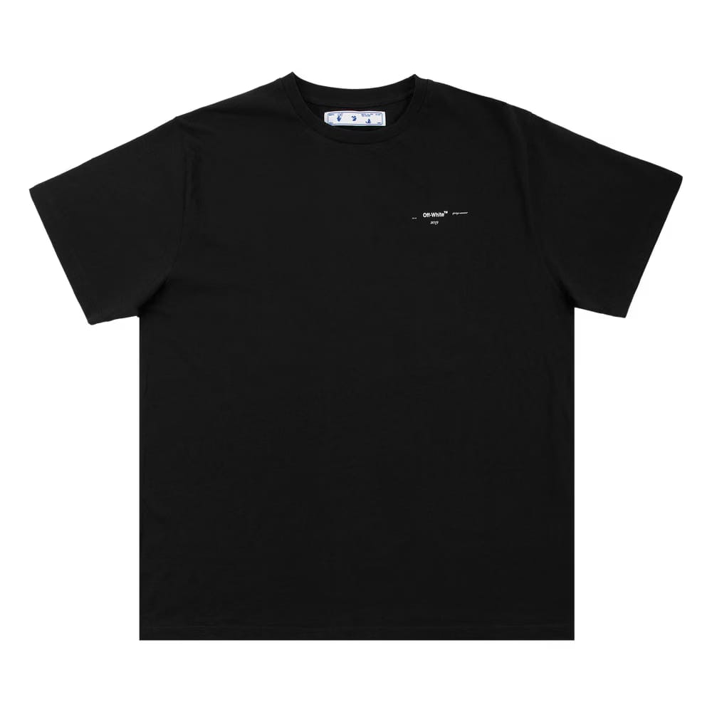 OFF-WHITE Edouard Manet Boat Studio Claude Monet Arrows Oversized Fit T-Shirt Black Multi