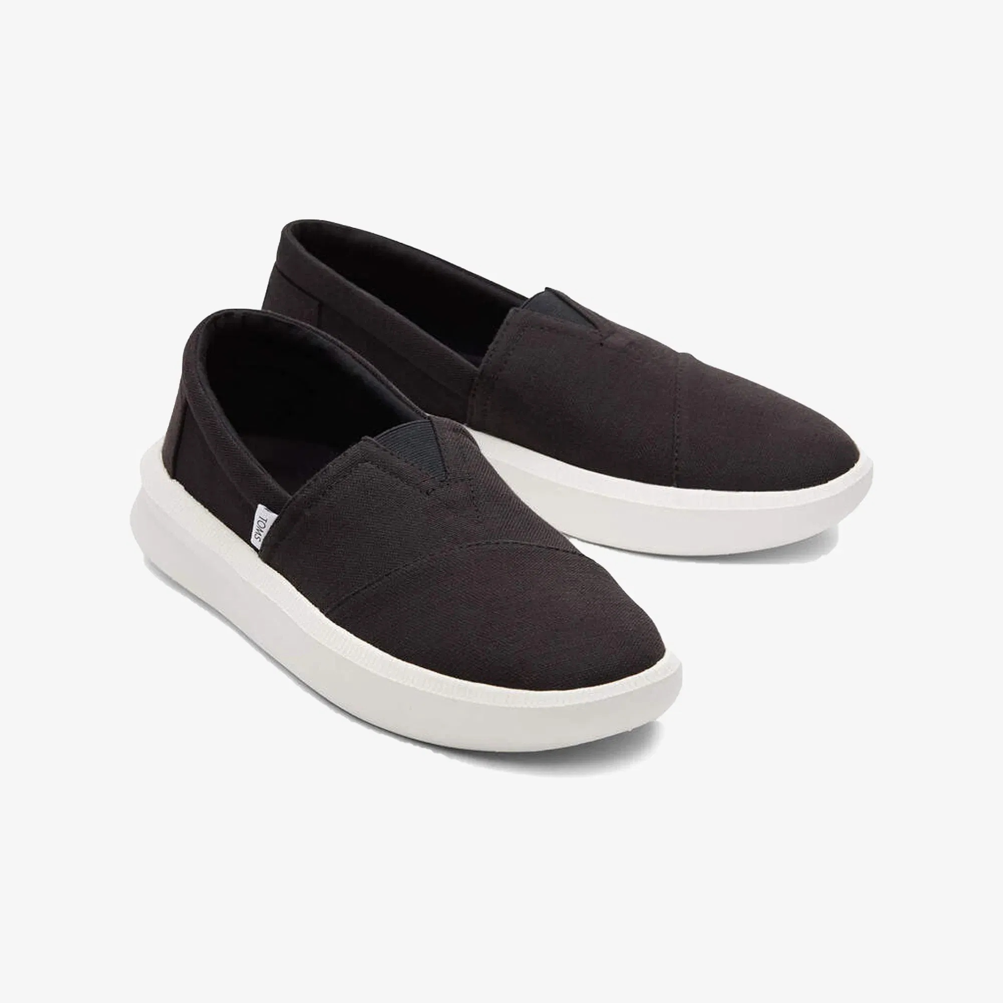 Toms ROVER TRAINERS RECYCLED COTTON { BLACK
