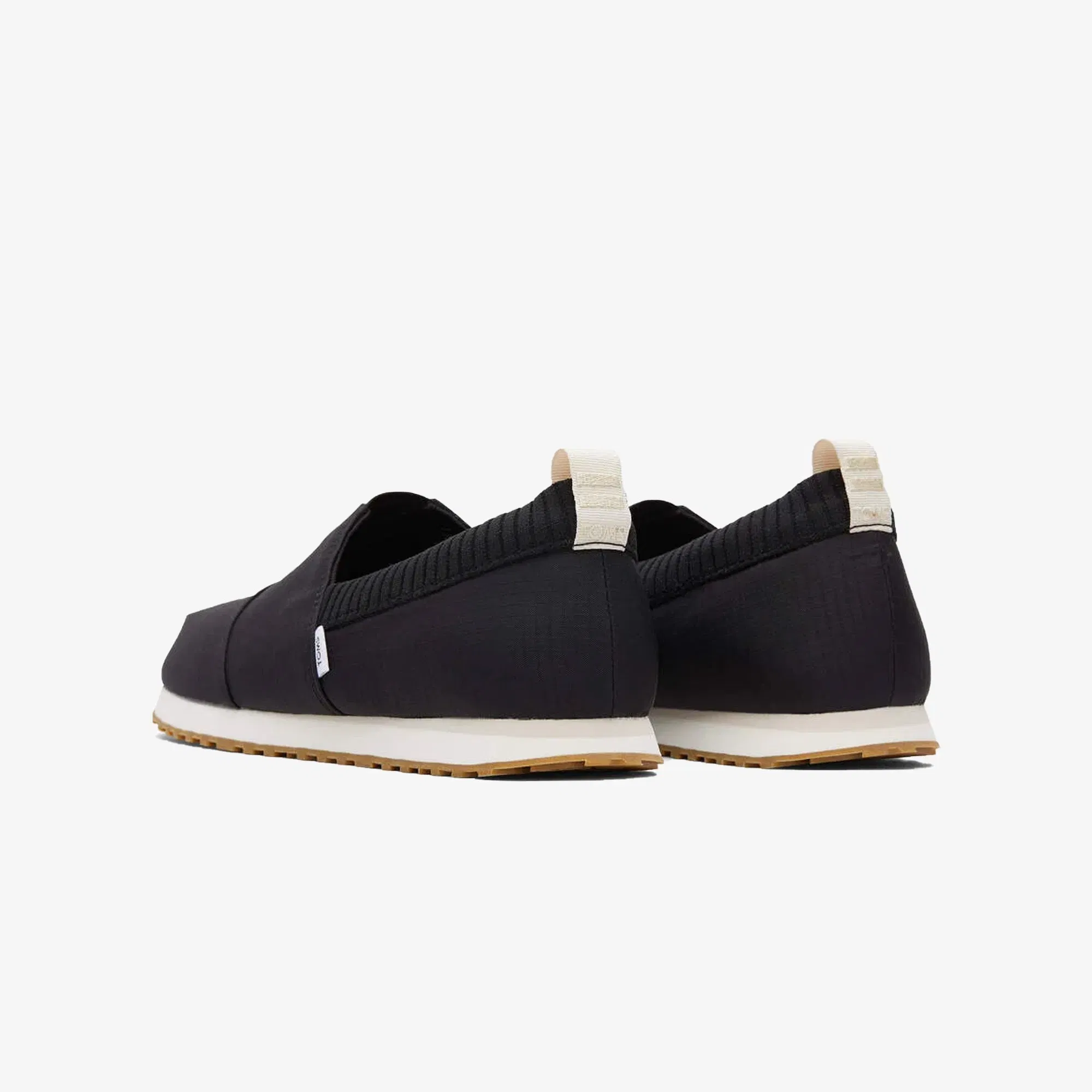 Toms RESIDENT SOFT WALK BLACK RIPSTOP SNEAKER { BLACK