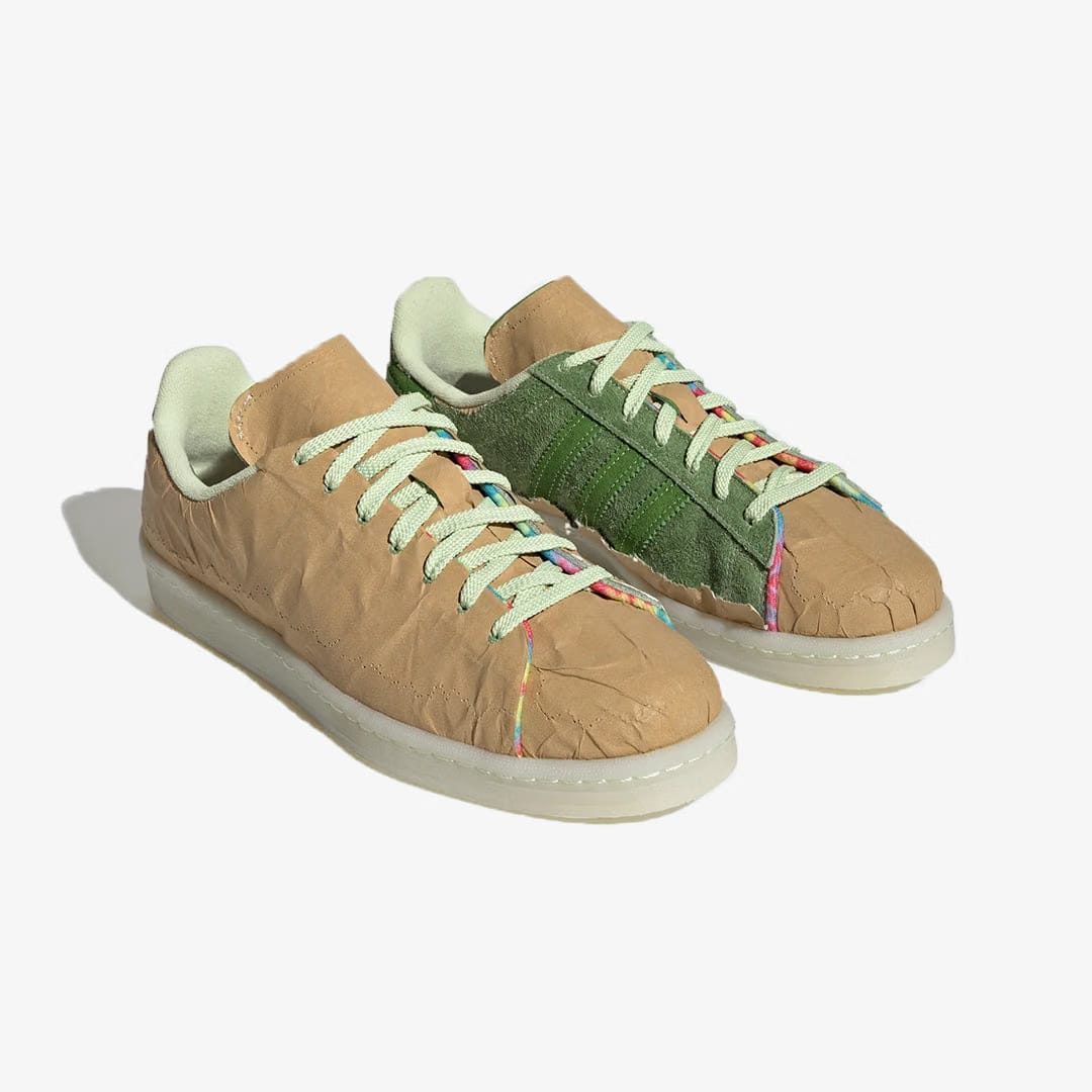 Adidas Originals CAMPUS 80 CROP { CUSTOMIZED/CREAM WHITE