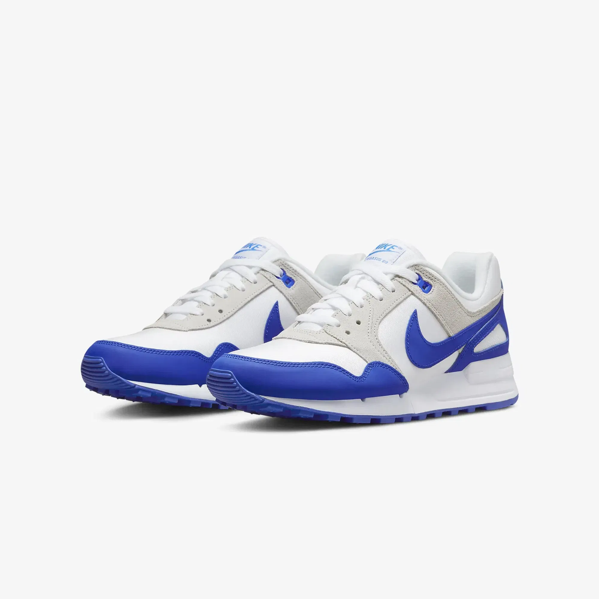Nike AIR PEGASUS '89 { WHITE/RACER BLUE-PHOTON DUST
