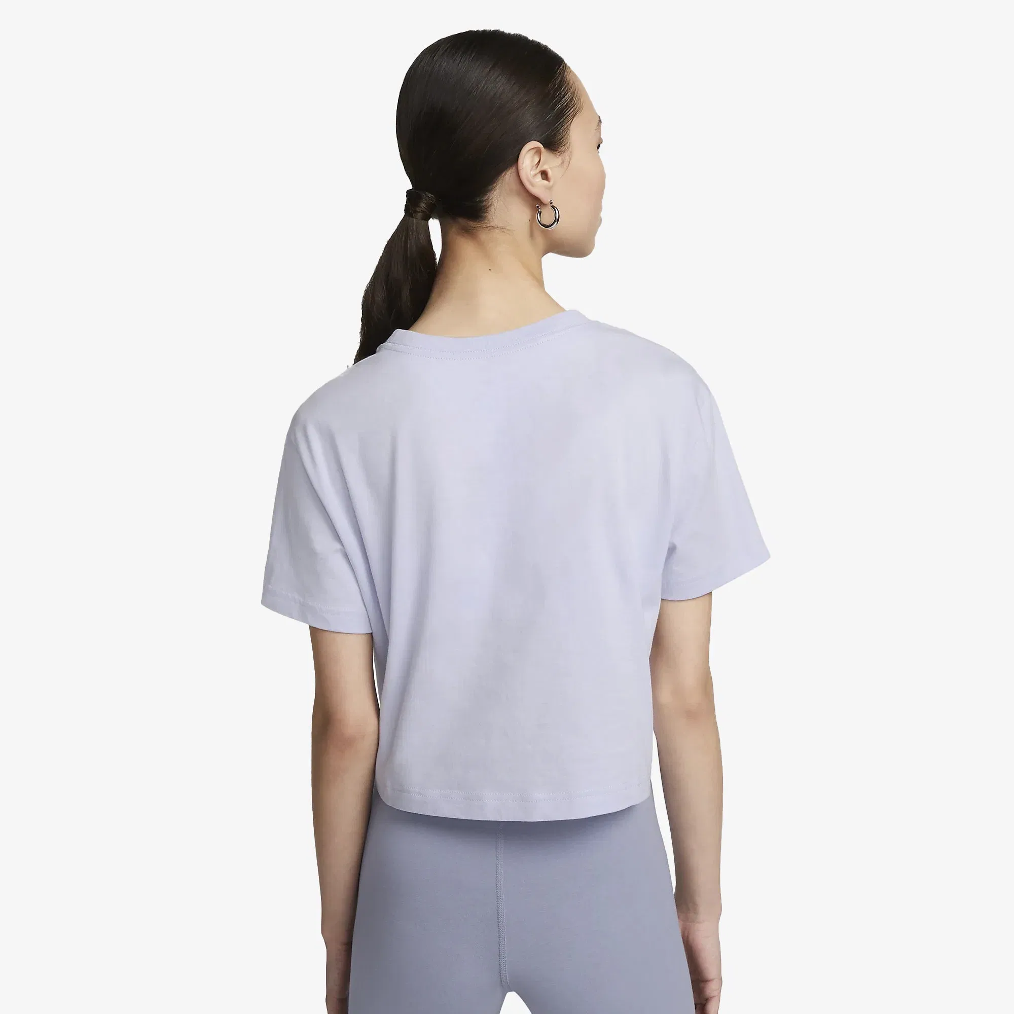 Nike CROPPED { OXYGEN PURPLE/WHITE