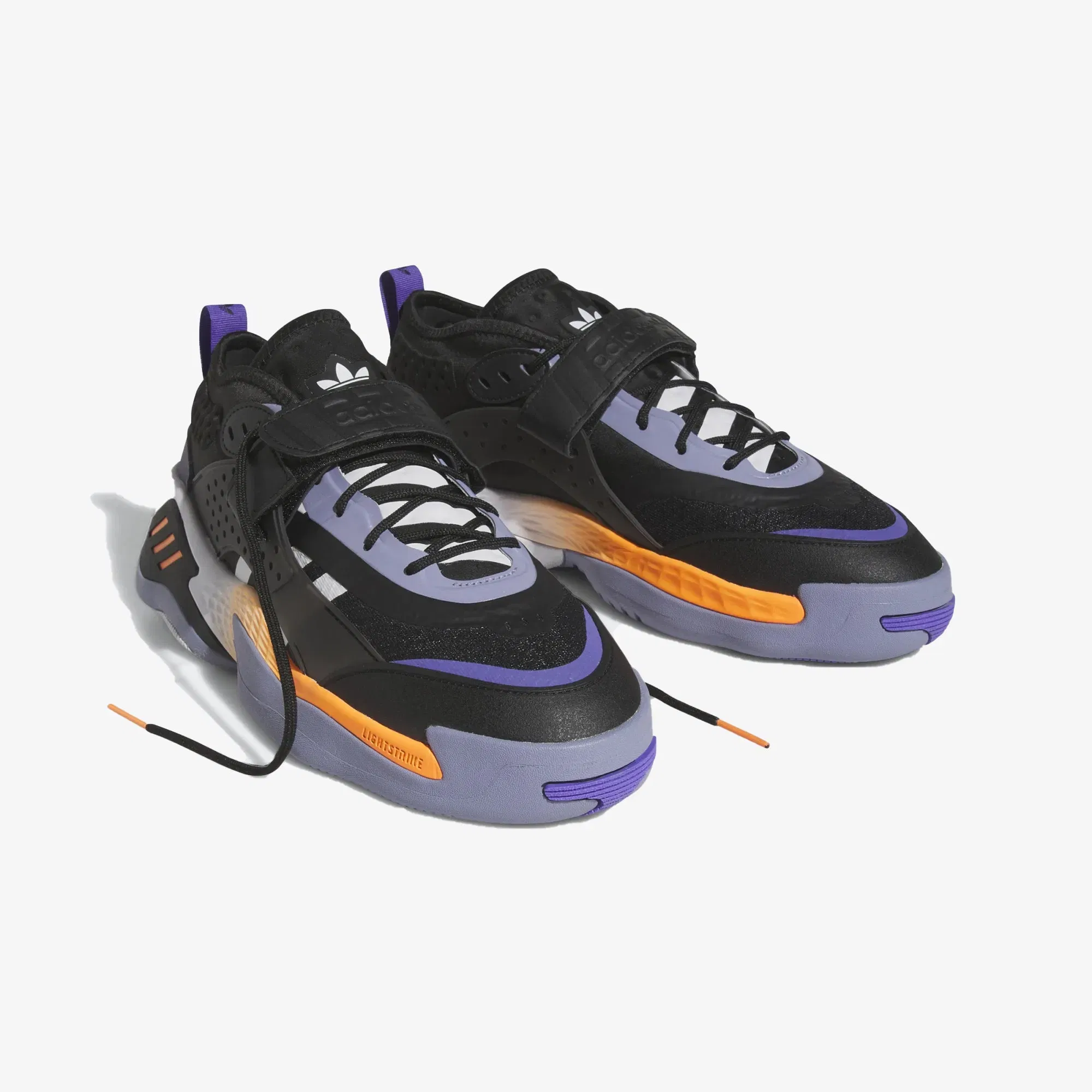 Adidas Originals STREETBALL III { CORE BLACK/DASH GREY/SILVER VIOLET