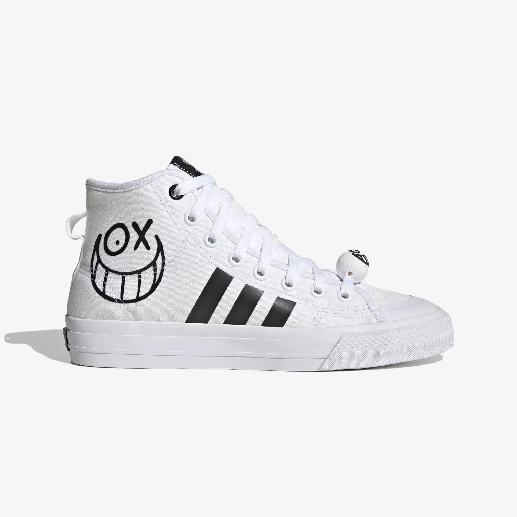Adidas Originals NIZZA HIGH RF X ANDRÉ SARAIVA { SEMI PINK GLOW/CORE BLACK/CLOUD WHITE