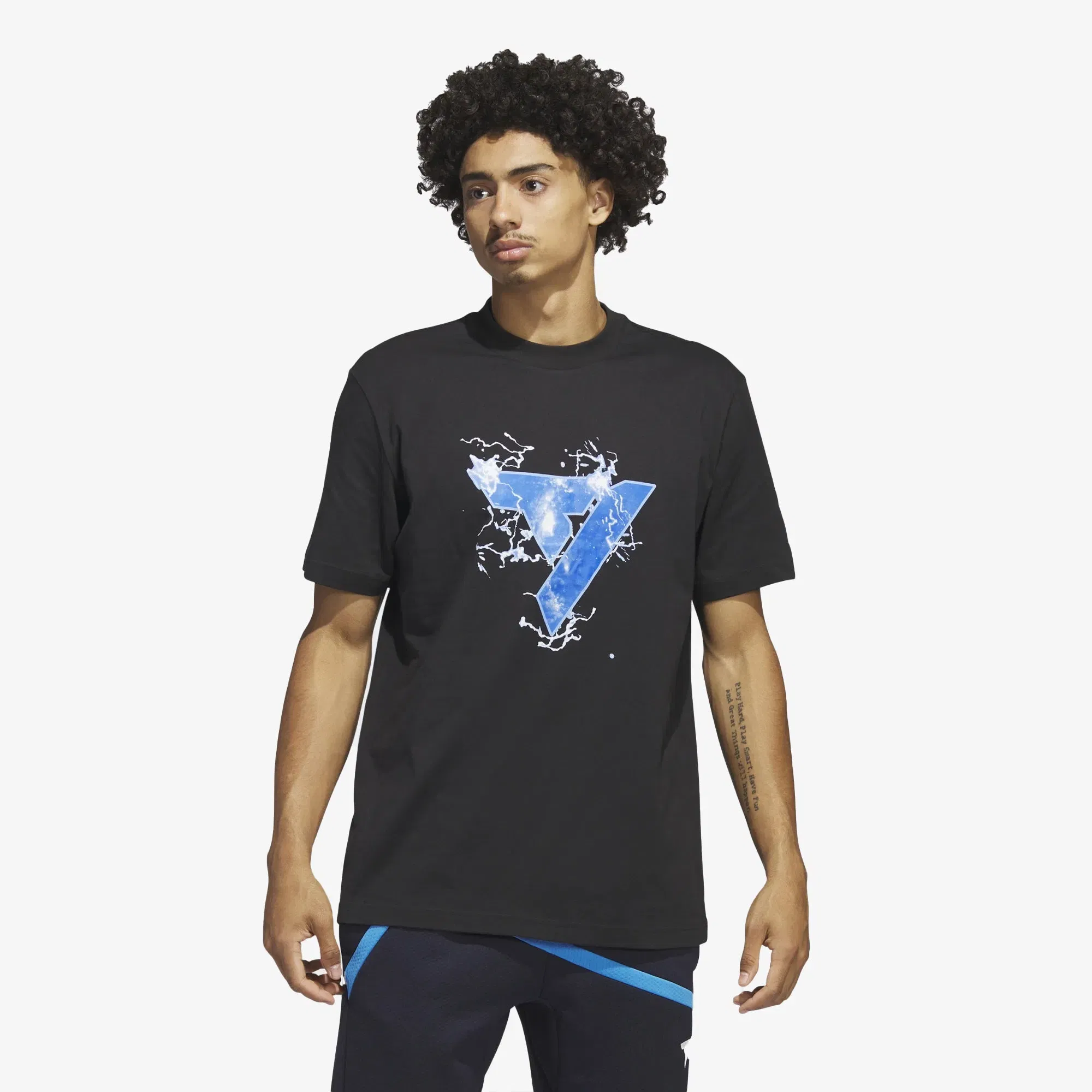 Adidas Originals TRAE HC GRAPHIC T-Shirt { BLACK