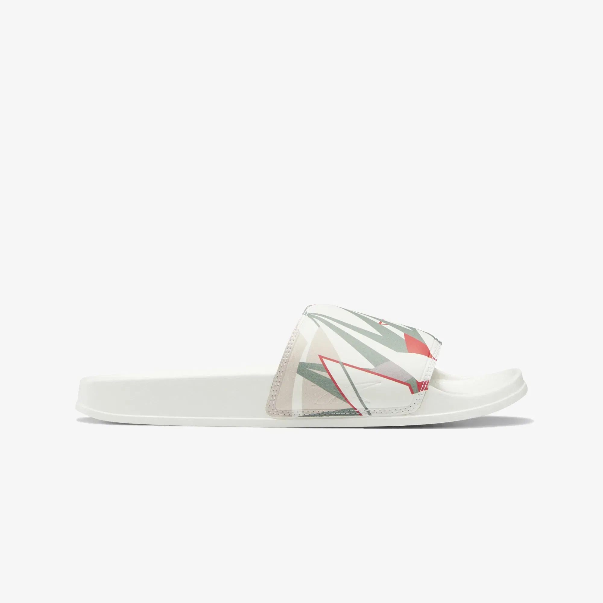 Reebok CLASSIC SLIDE { CHALK/GREEN