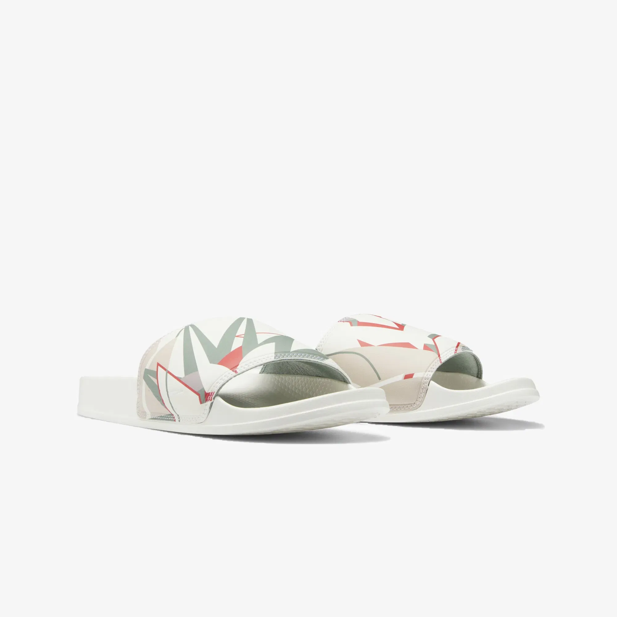 Reebok CLASSIC SLIDE { CHALK/GREEN