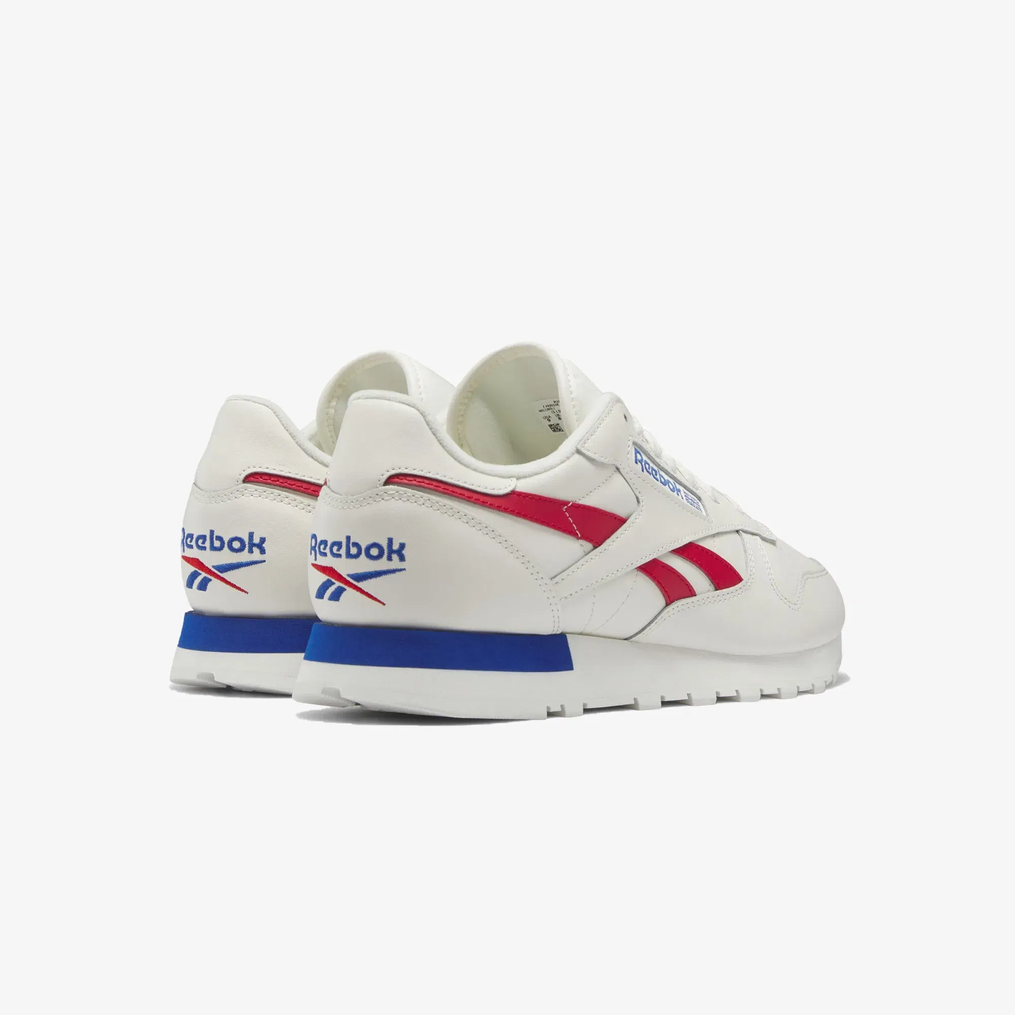 Reebok CLASSIC LEATHER { VECTOR RED/VECTOR BLUE/WHITE