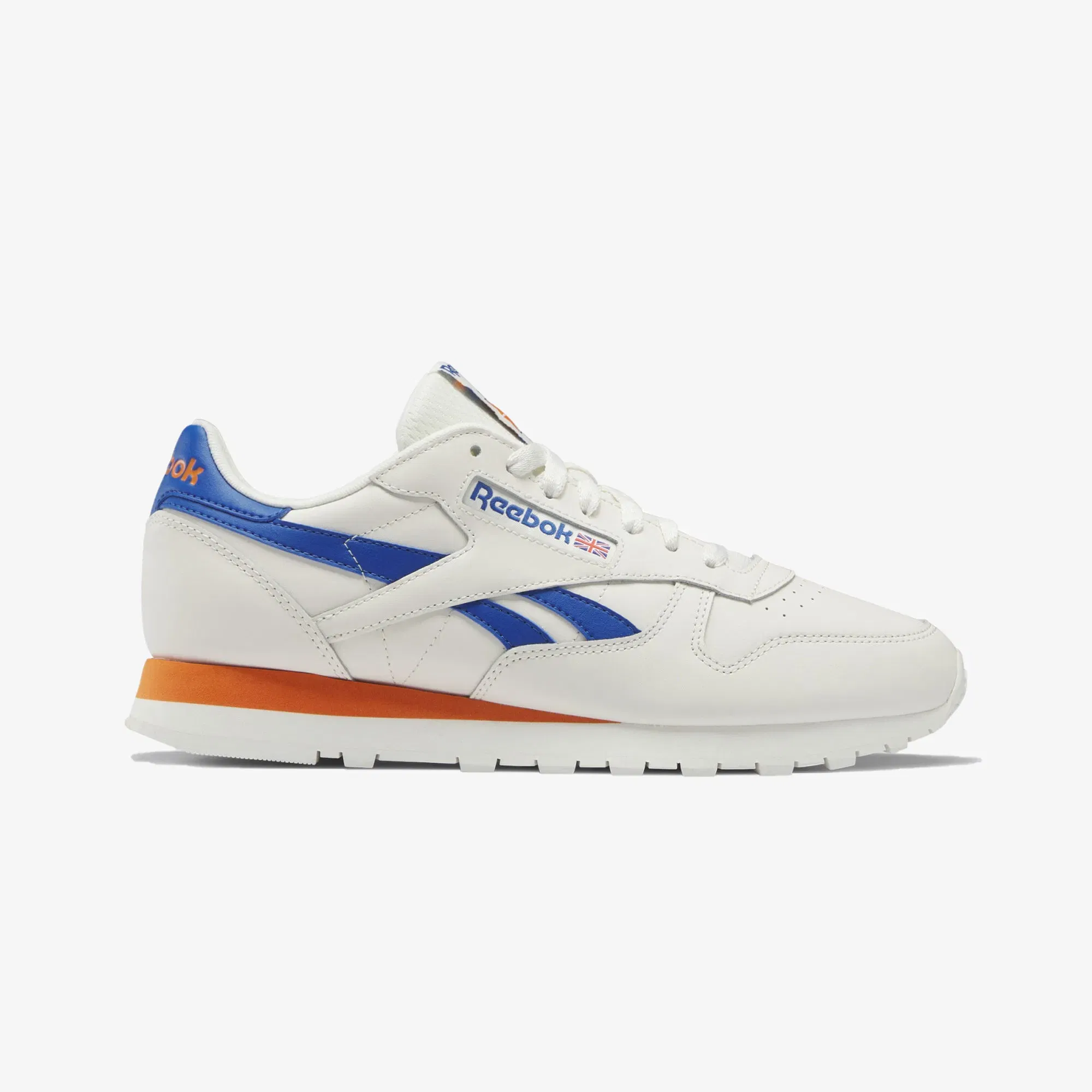 Reebok CLASSIC LEATHER { BLUE/ORANGE