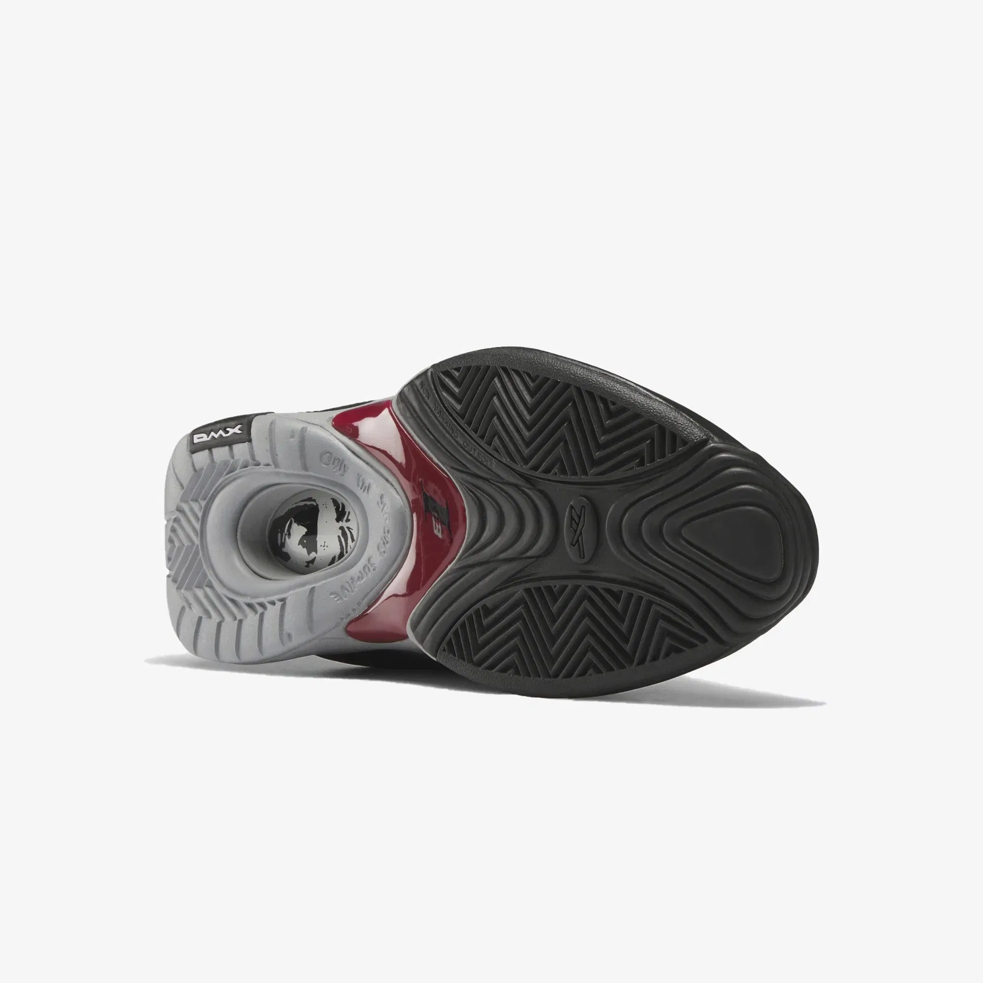 Reebok ANSWER IV { CORE BLACK/FLASH RED