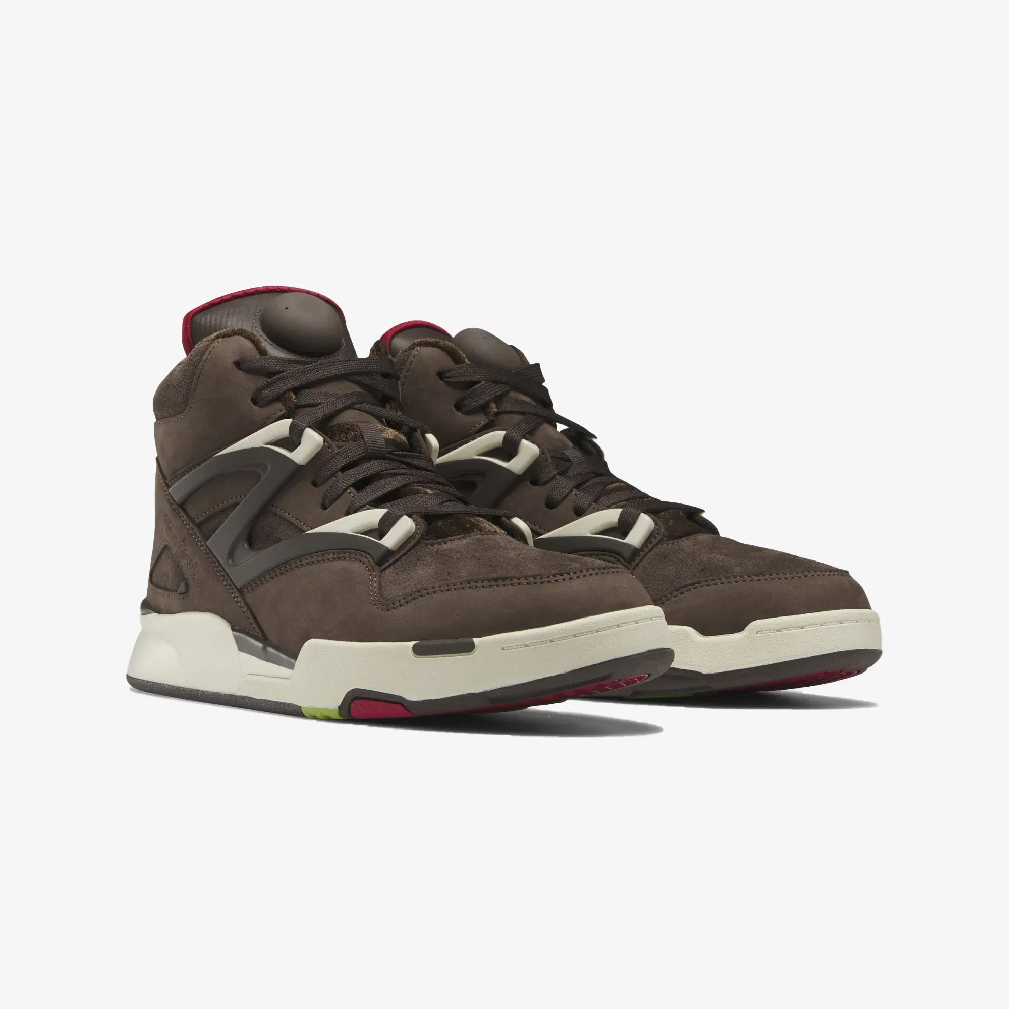 Reebok PUMP OMNI ZONE { GRIZZLY BROWN/DARK BROWN