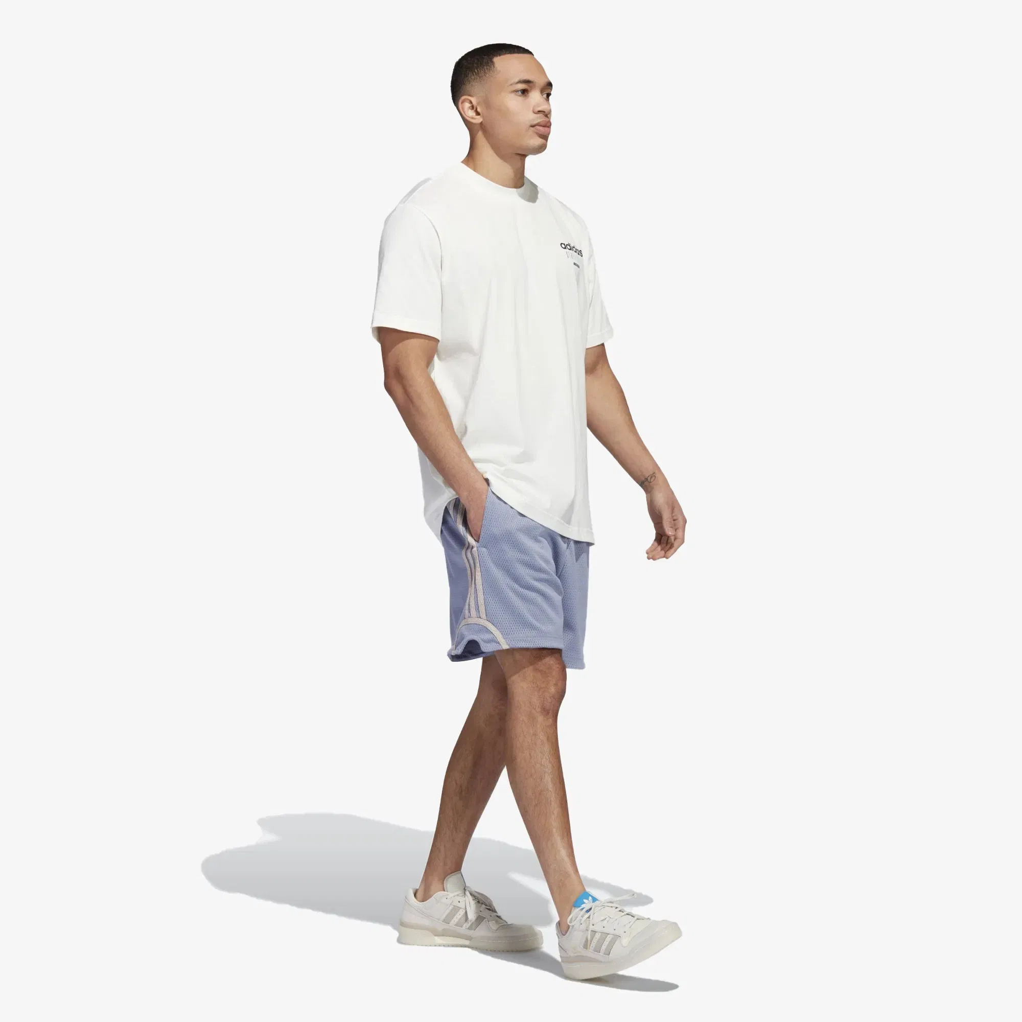 Adidas Originals BASKETBALL STREETBALL GRAPHIC T-Shirt { OFF WHITE