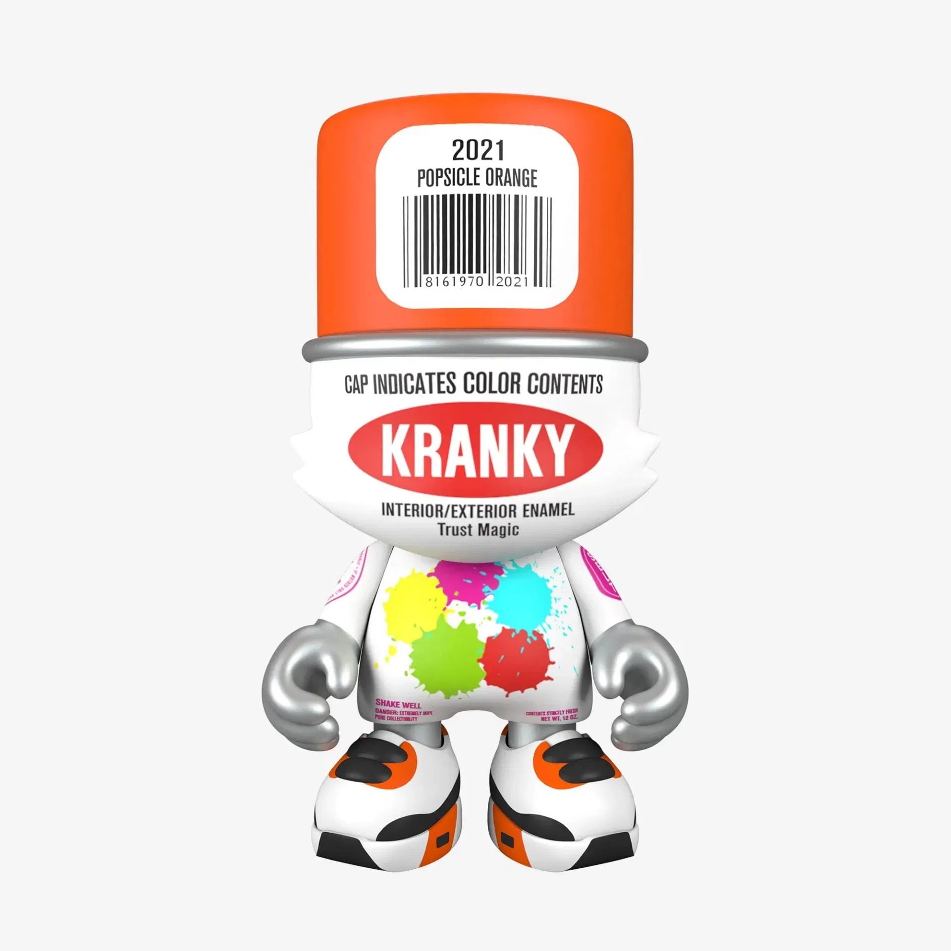 SUPERPLASTIC POPSCLE ORANGE SUPERKRANKY 8" BY SKET ONE