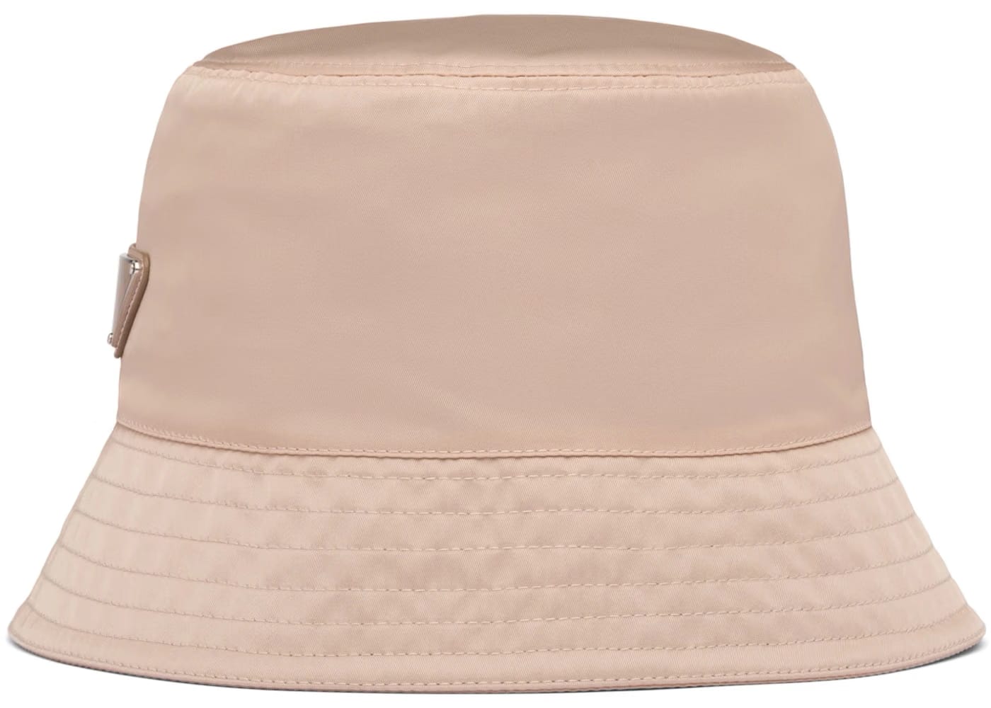 Prada Nylon Bucket Hat Cameo Beige