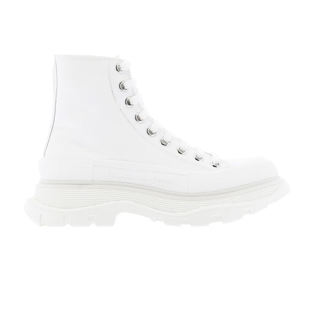 Alexander McQueen Wmns Tread Slick Boots 'White'