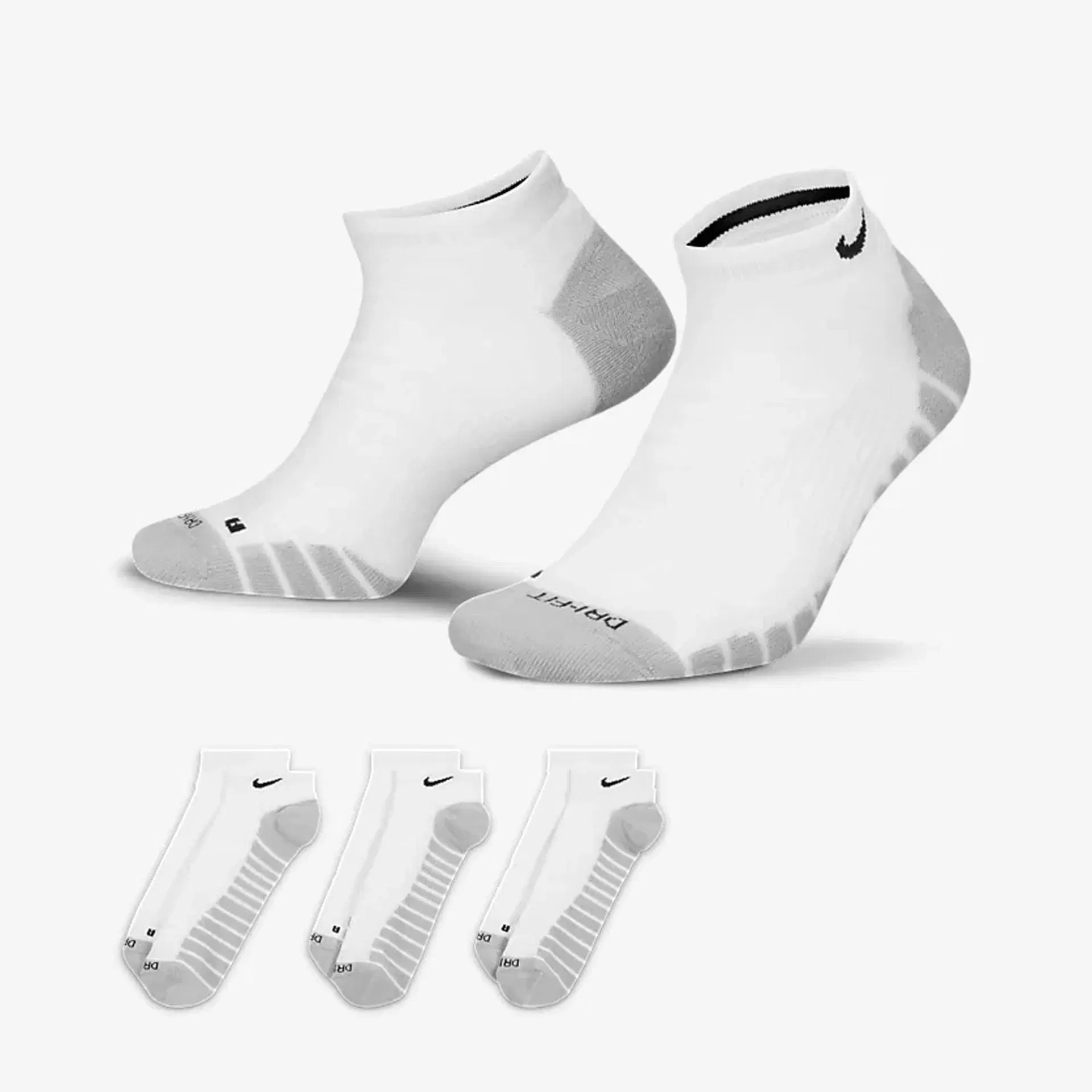 Nike EVERYDAY MAX CUSHIONED TRAINING NO-SHOW SOCKS (3 PAIRS)