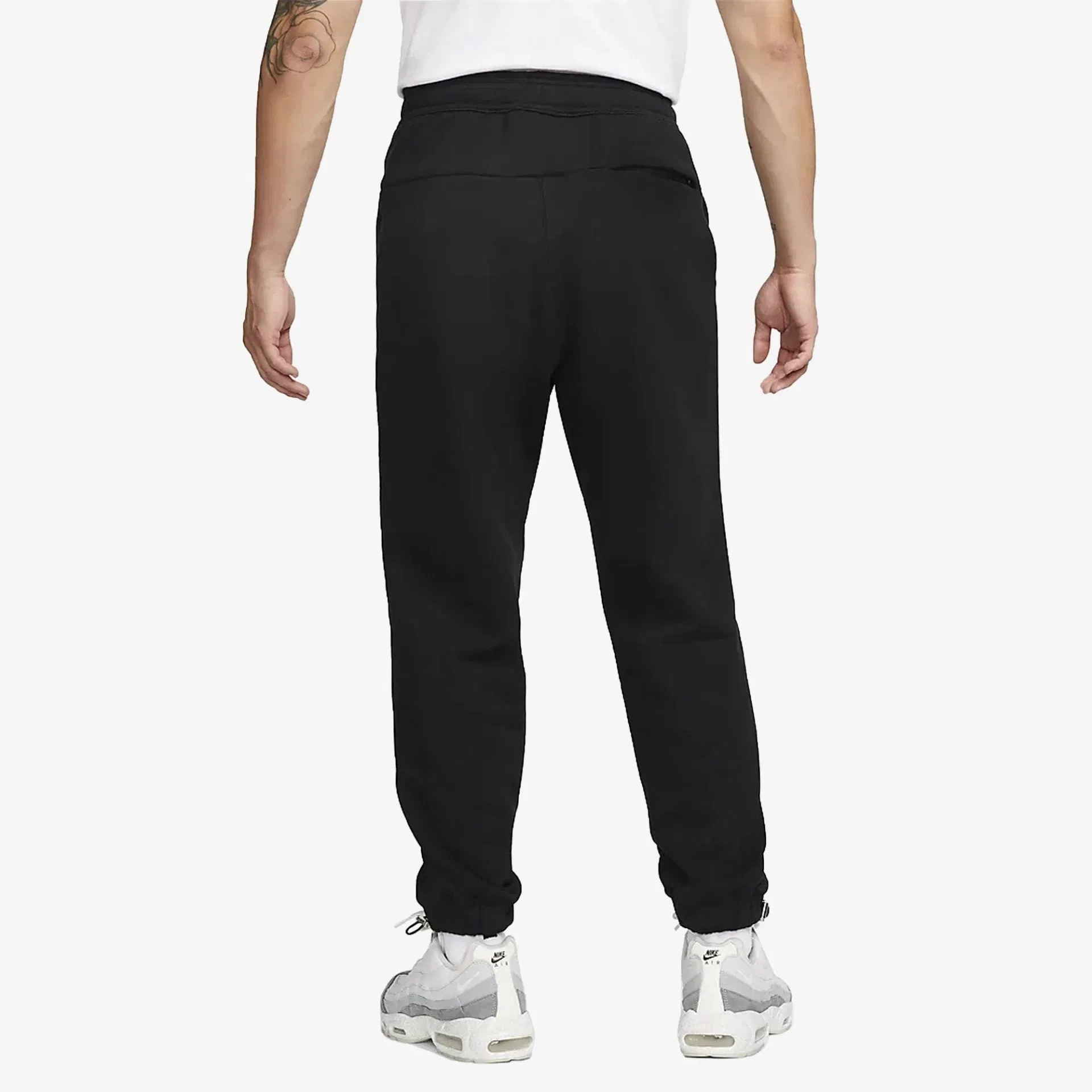 Nike AIR FRENCH TERRY JOGGERS { BLACK/BLACK