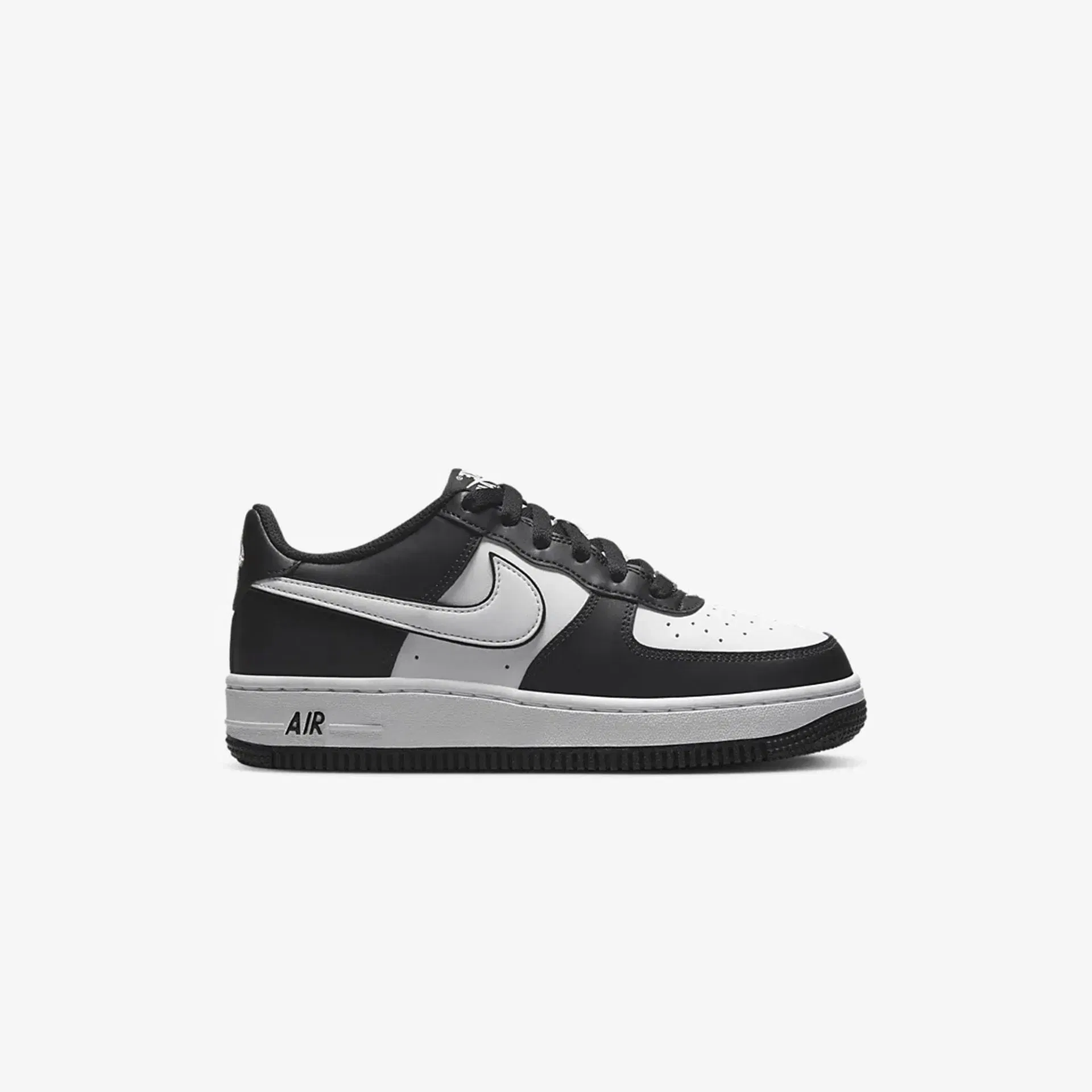 Nike AIR FORCE 1 LV8 2 (GS) { BLACK/WHITE