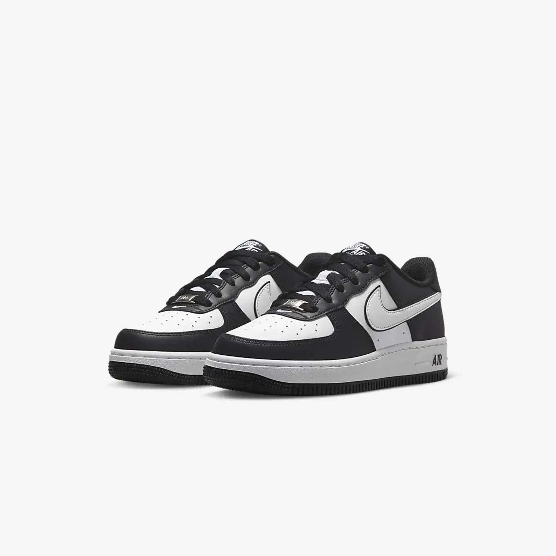 Nike AIR FORCE 1 LV8 2 (GS) { BLACK/WHITE