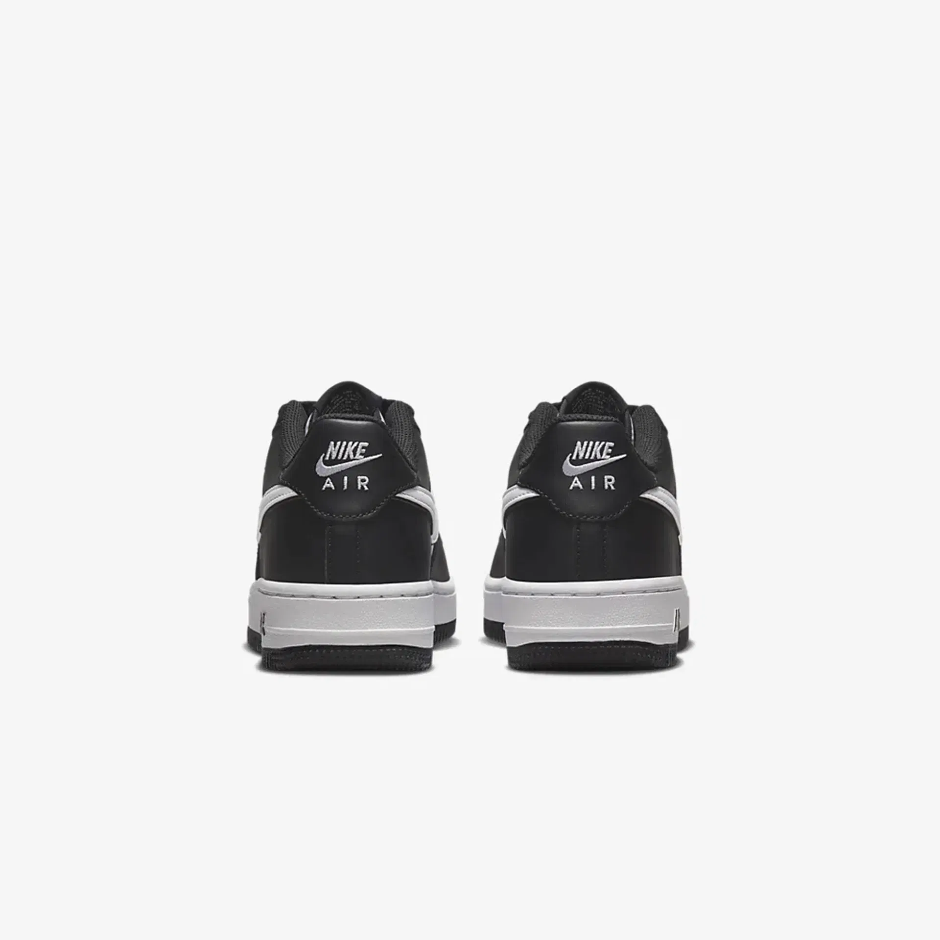 Nike AIR FORCE 1 LV8 2 (GS) { BLACK/WHITE
