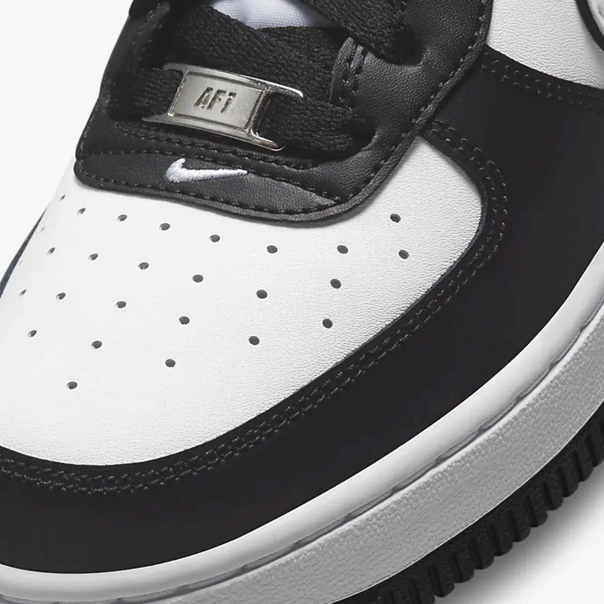 Nike AIR FORCE 1 LV8 2 (GS) { BLACK/WHITE