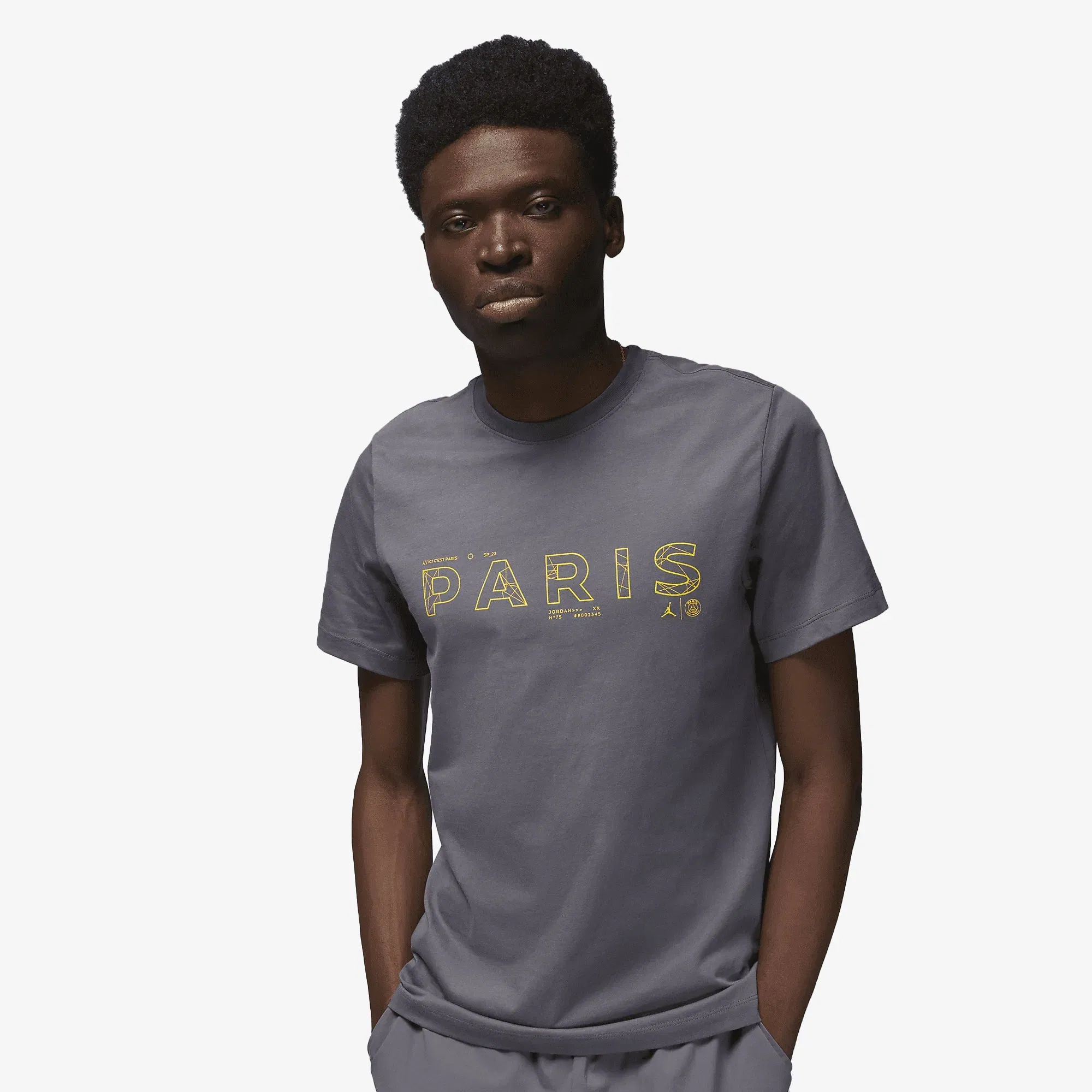 Jordan PARIS SAINT -GERMAIN { LT GRAPHITE/TOUR YELLOW