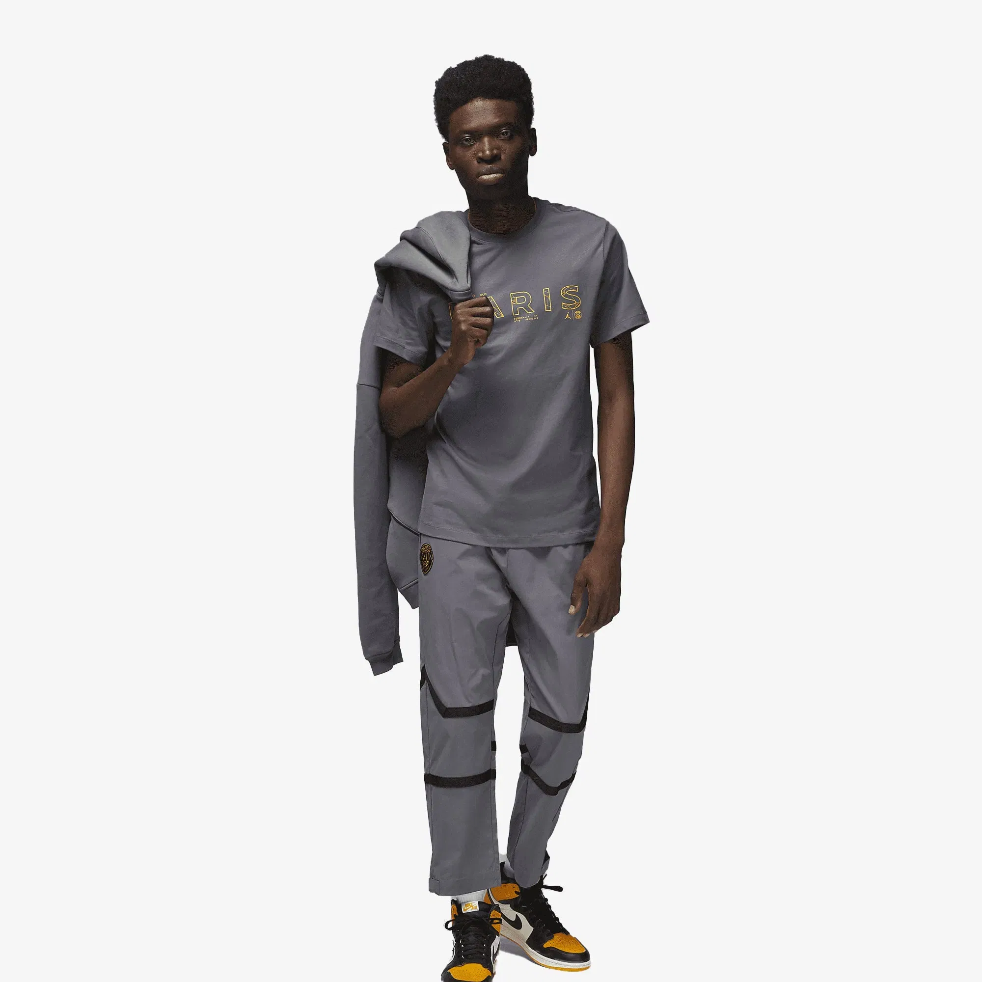 Jordan PARIS SAINT -GERMAIN { LT GRAPHITE/TOUR YELLOW
