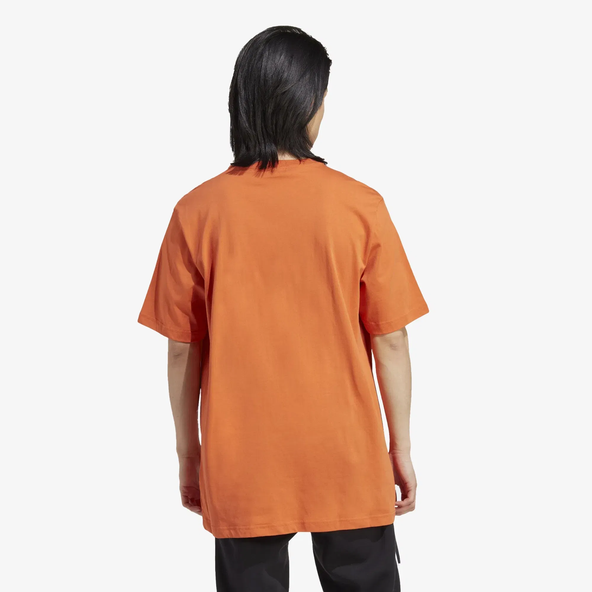 Adidas Originals ADIDAS ADVENTURE MOUNTAIN FRONT T-Shirt { CRAFT ORANGE