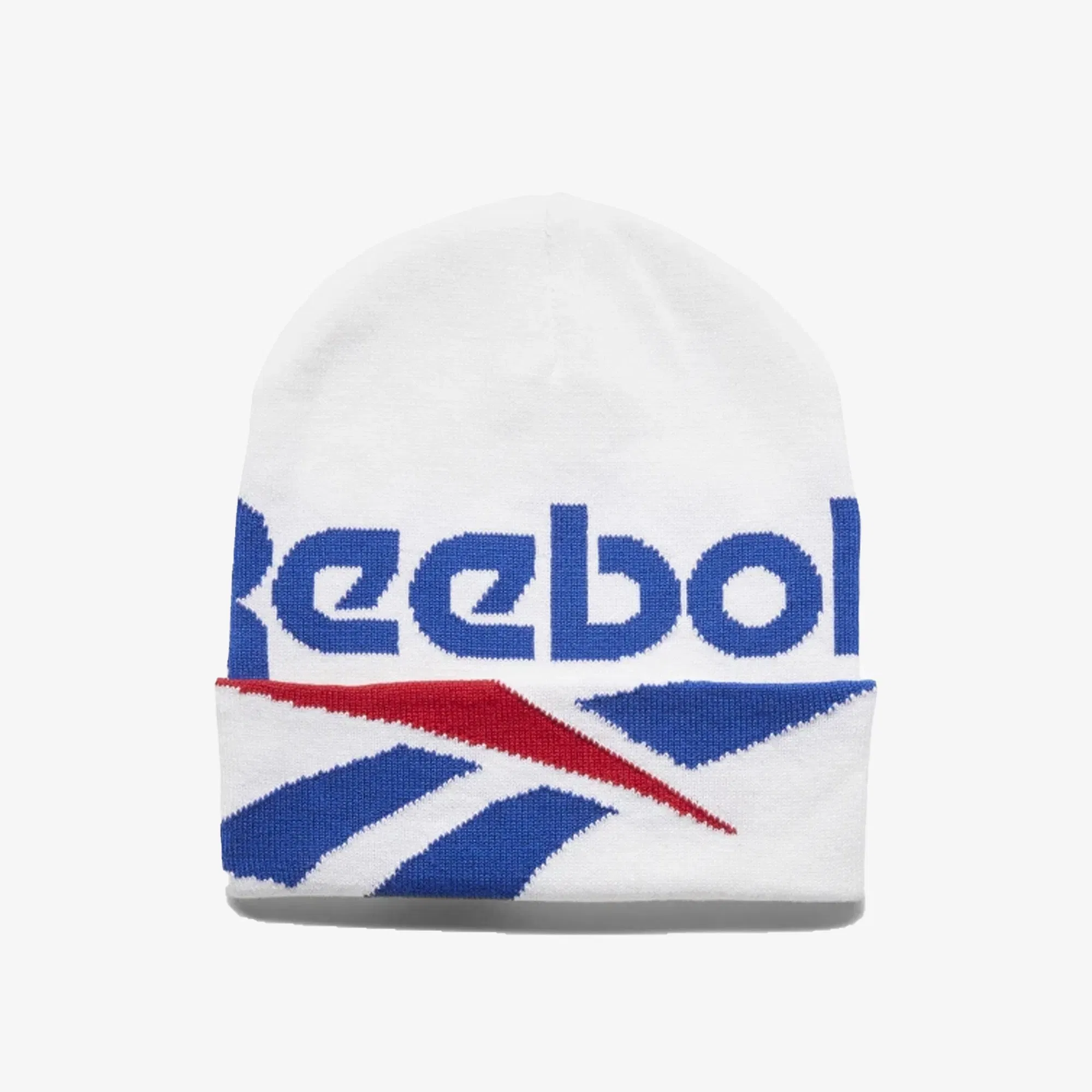 Reebok CLASSICS LOST AND FOUND BEANIE { WHITE/BLUE