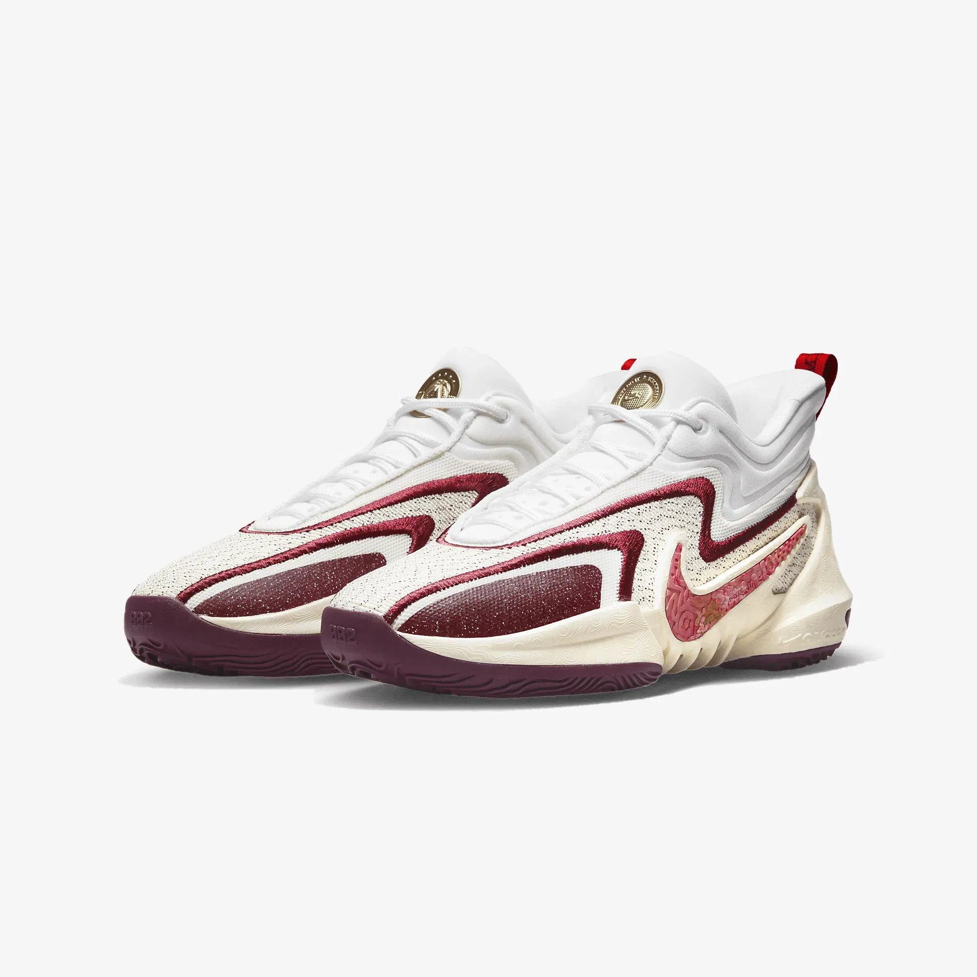Nike COSMIC UNITY 2 { COCONUT MILK/TEAM RED