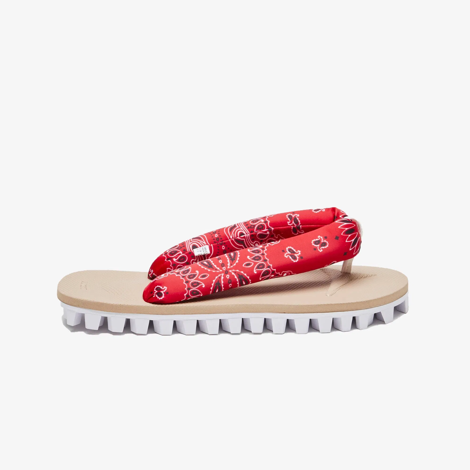 Suicoke NEEDLES GETA THONG-STRAP { RED/BEIGE