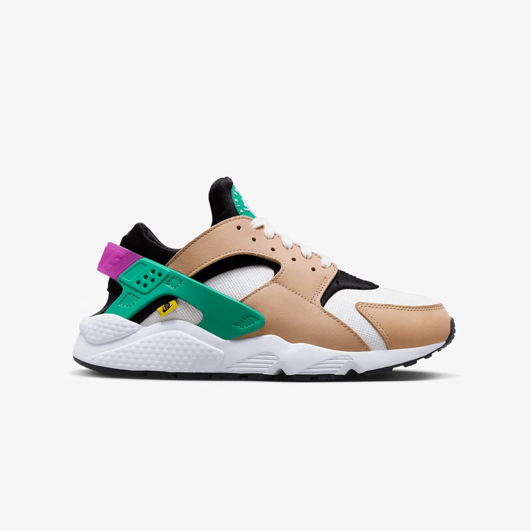 Nike AIR HUARACHE PREMIUM { SAIL/HEMP-BLACK-WHITE