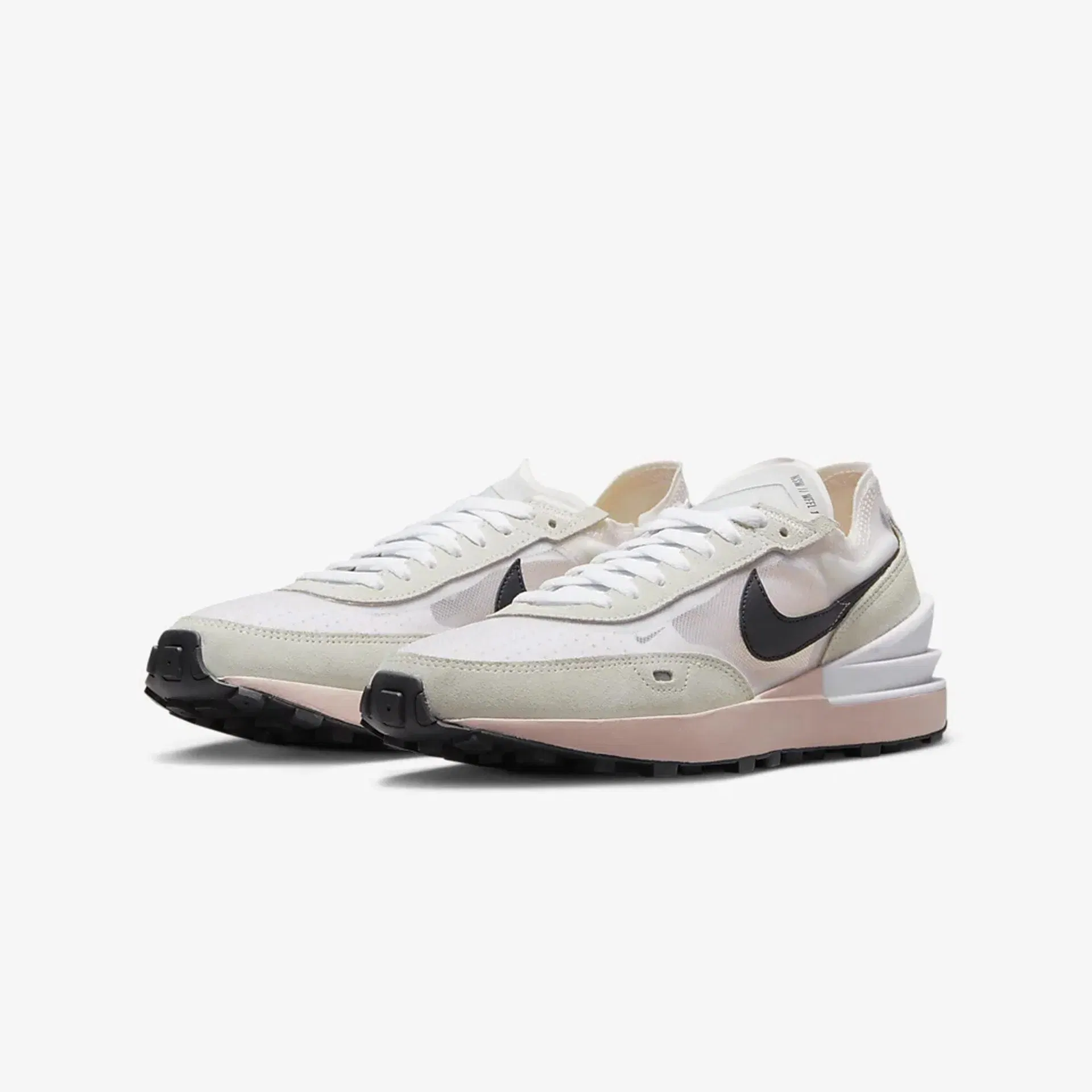 Nike WAFFLE ONE { WHITE/BLACK-PINK