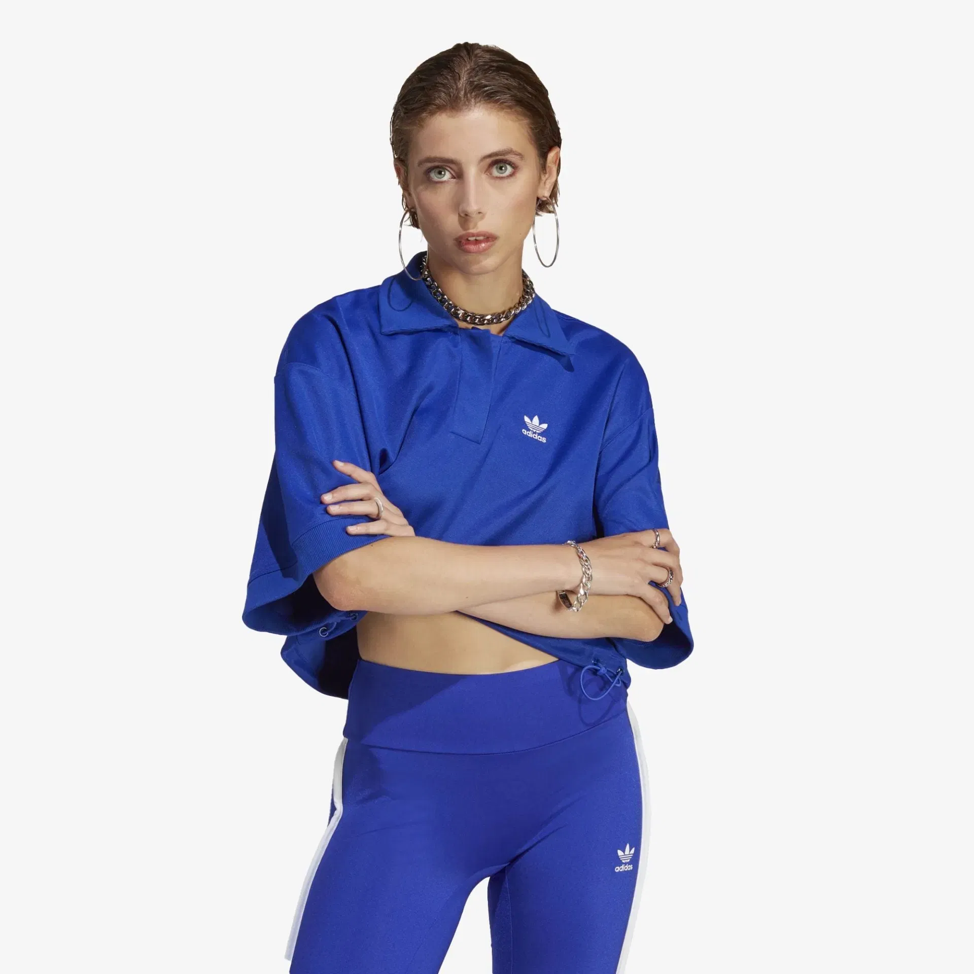 Adidas Originals ALWAYS ORIGINAL POLO SHIRT { BLUE