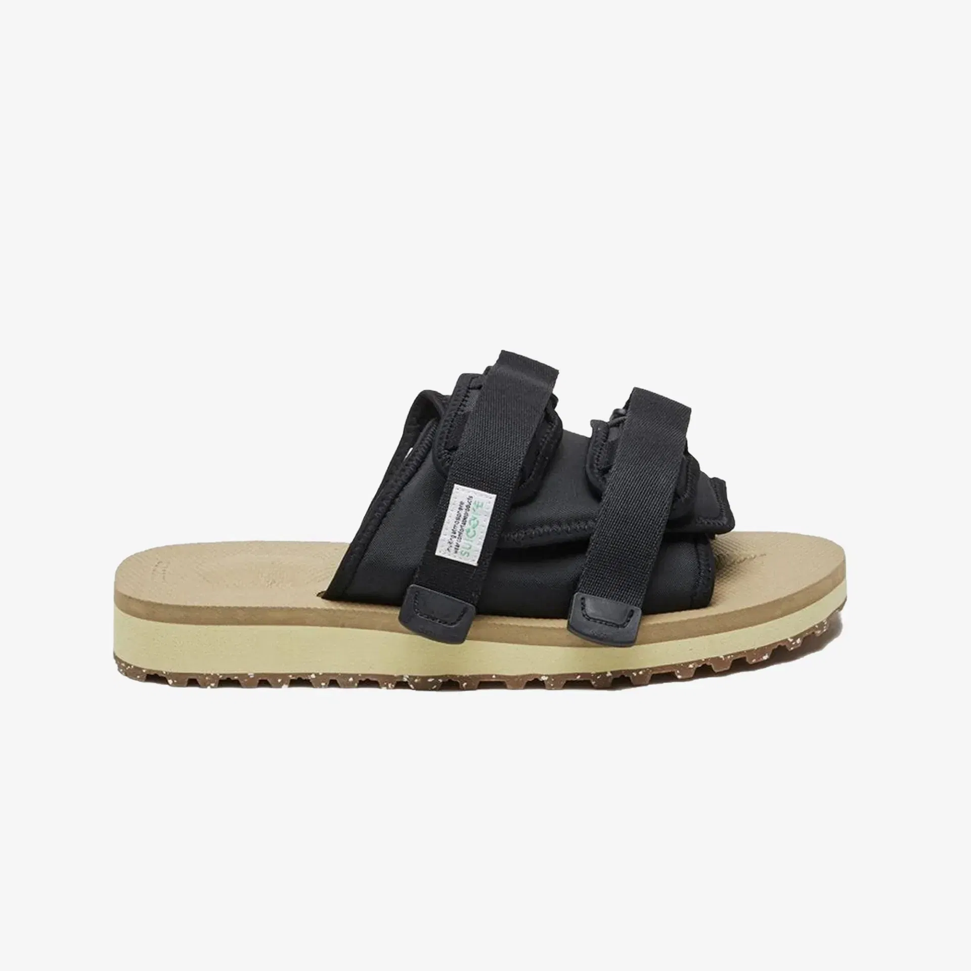Suicoke MOTO-CAB-ECO { BLACK BEIGE